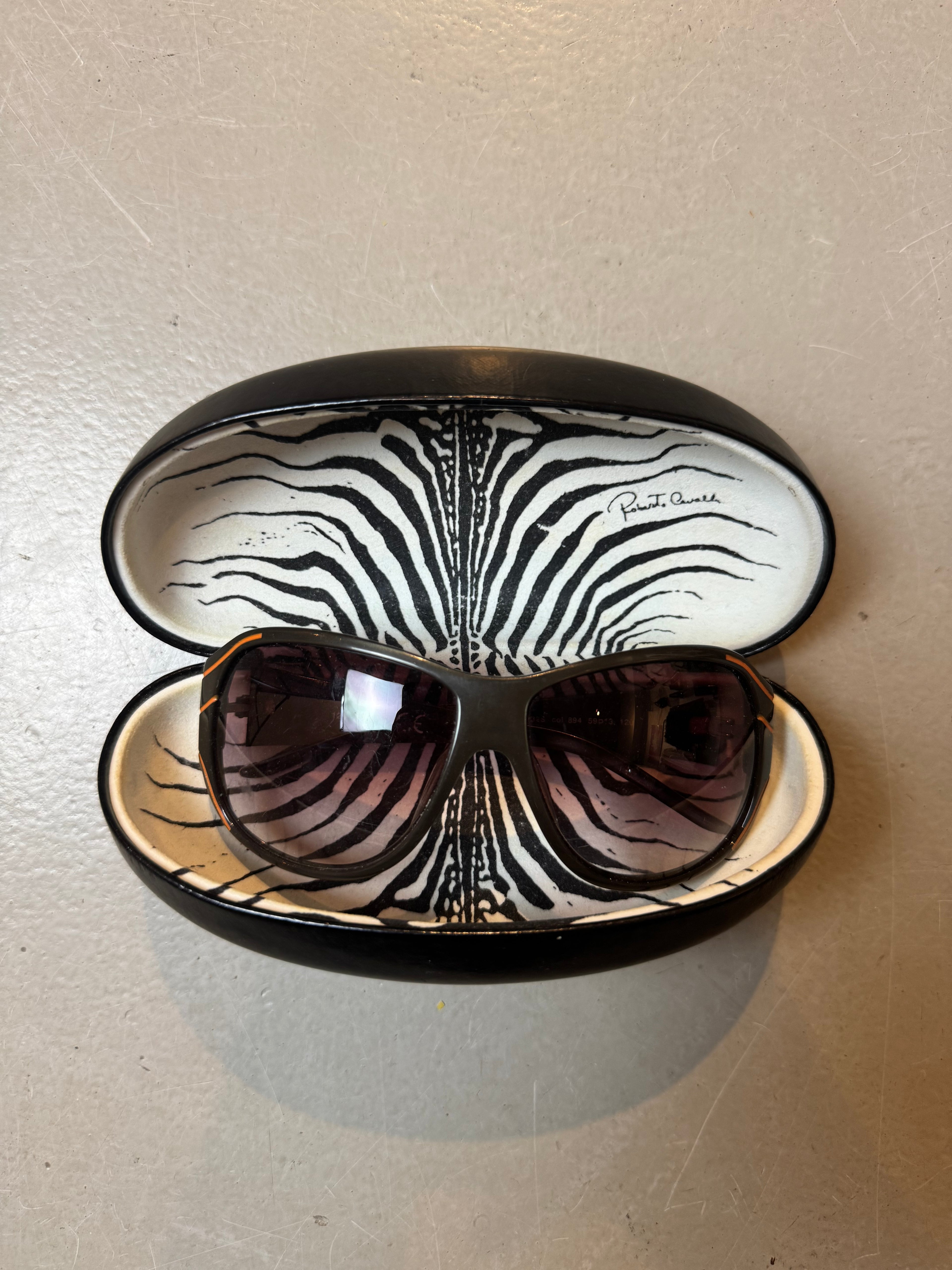 Vintage Just Cavalli Brown and Orange Sunglasses