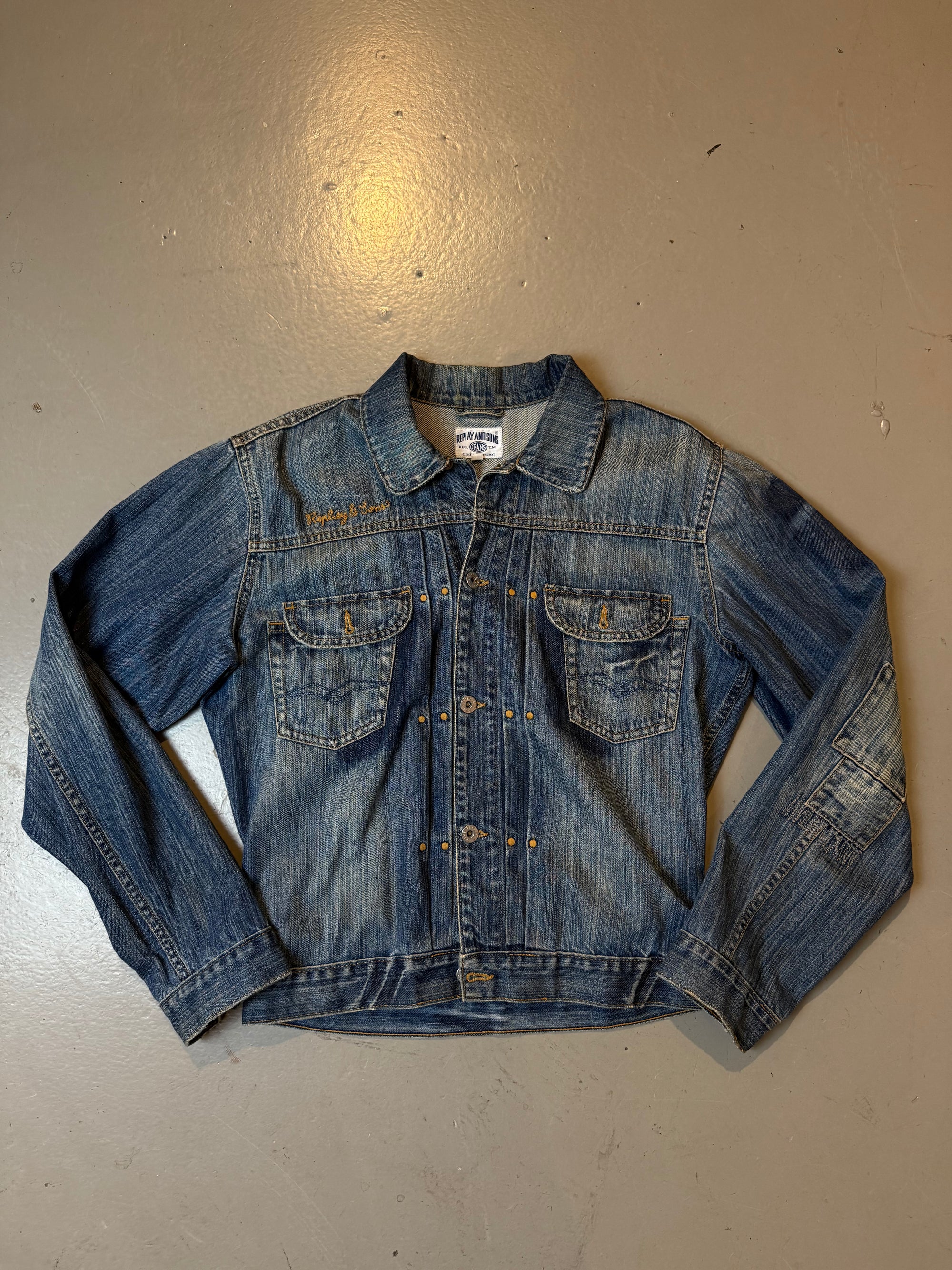 Vintage Replay and Sons Denim Jacket M/L