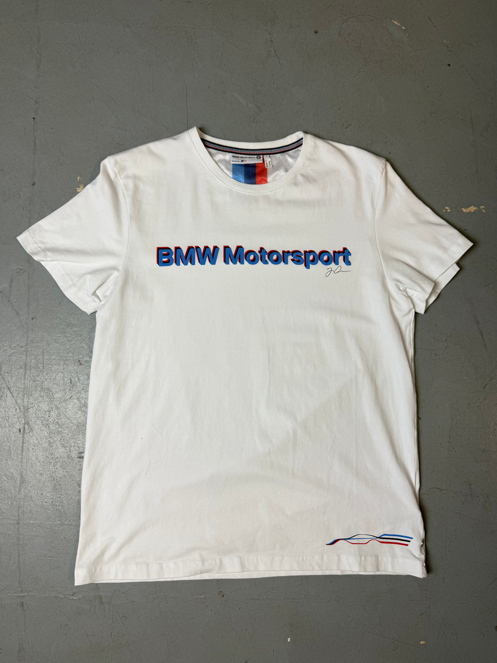 Vintage BMW Motorsport White T-Shirt L
