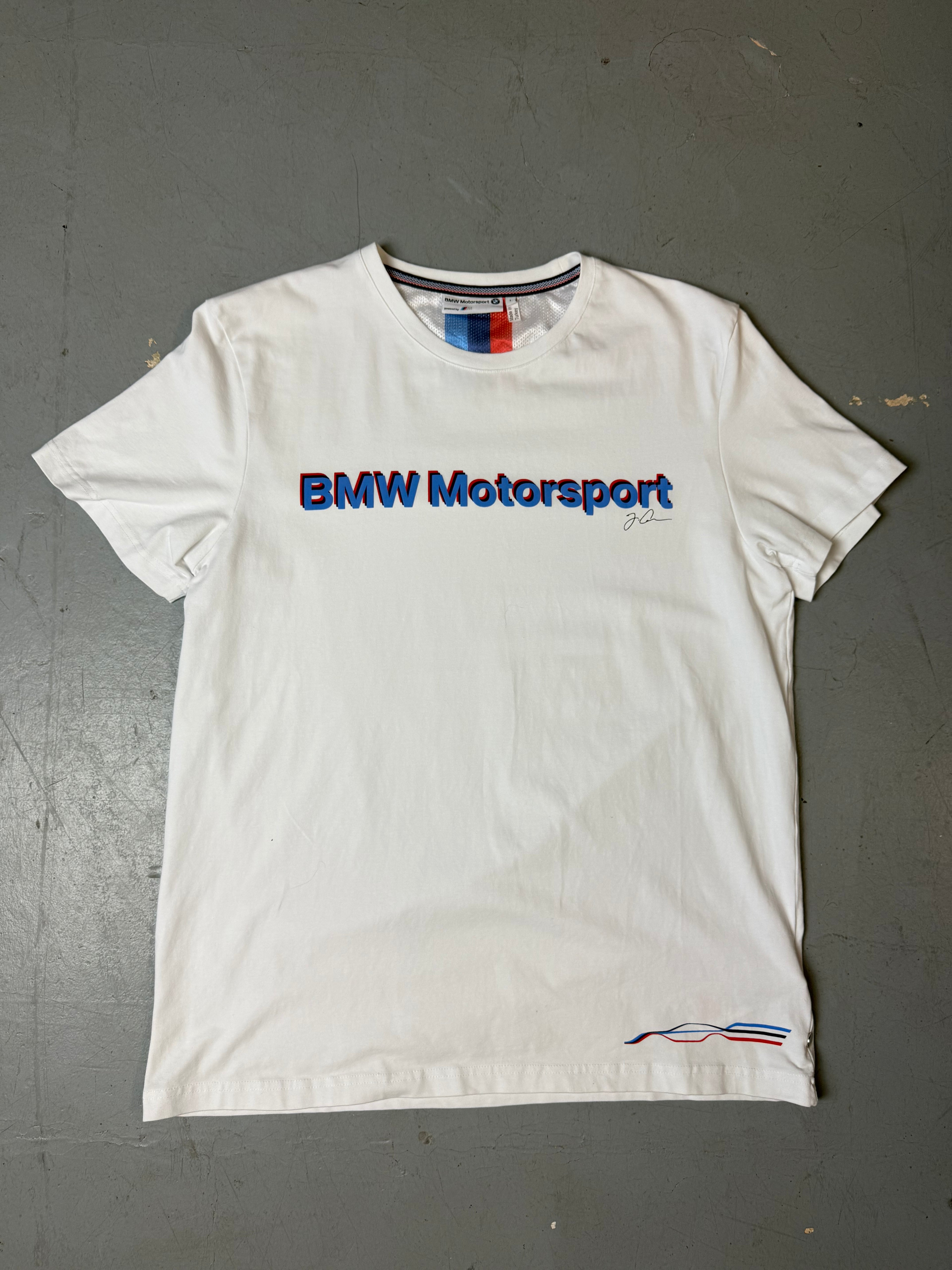 Vintage BMW Motorsport White T-Shirt L