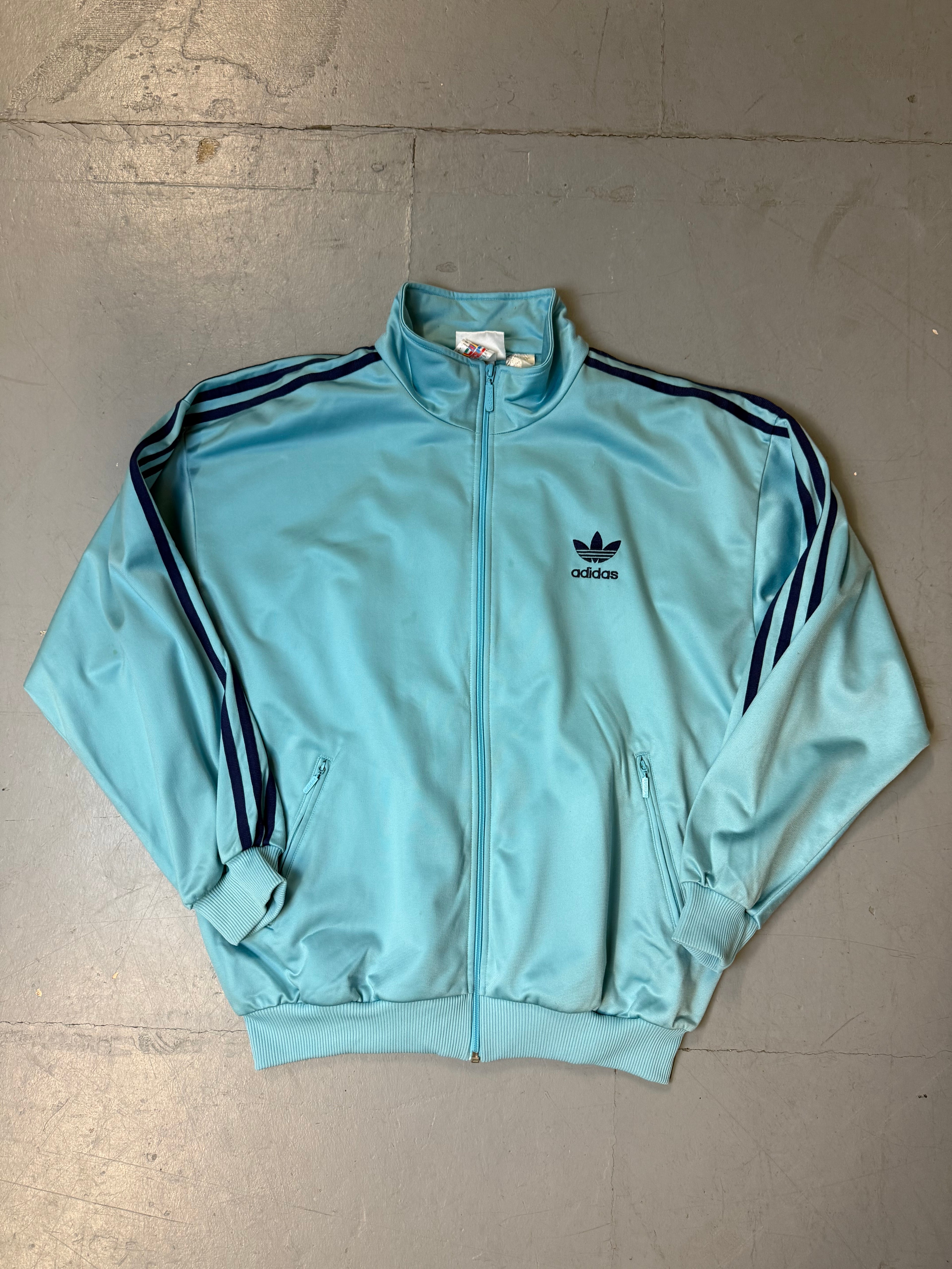Vintage Adidas Adicolor Classics Firebird Blue Track Jacket L