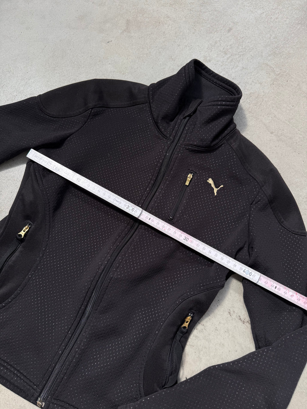 Vintage Puma Black Track Jacket S