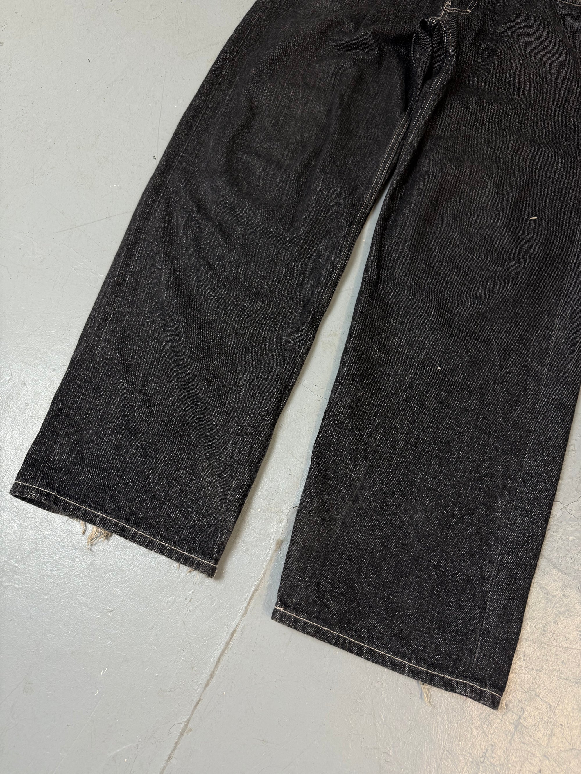 Vintage Weekday Black Baggy Denim M/L