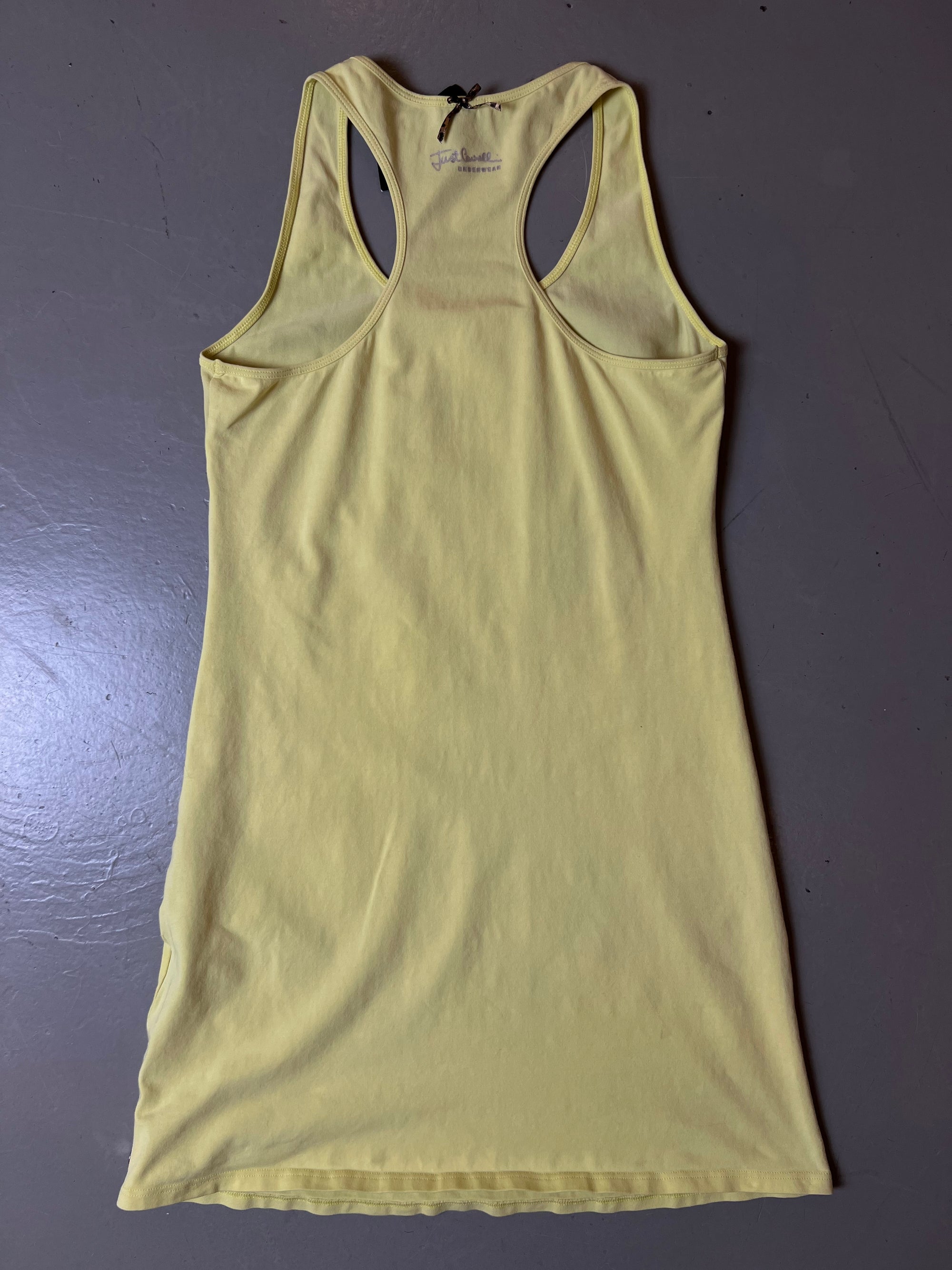 Vintage Yellow Just Cavalli Mini Dress S