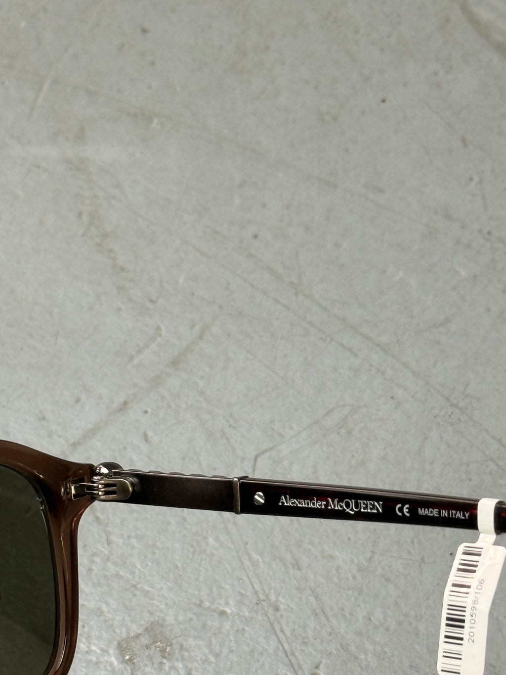 Alexander McQueen Brown Sunglasses. Unisex. Y2K 2000s Fashion.