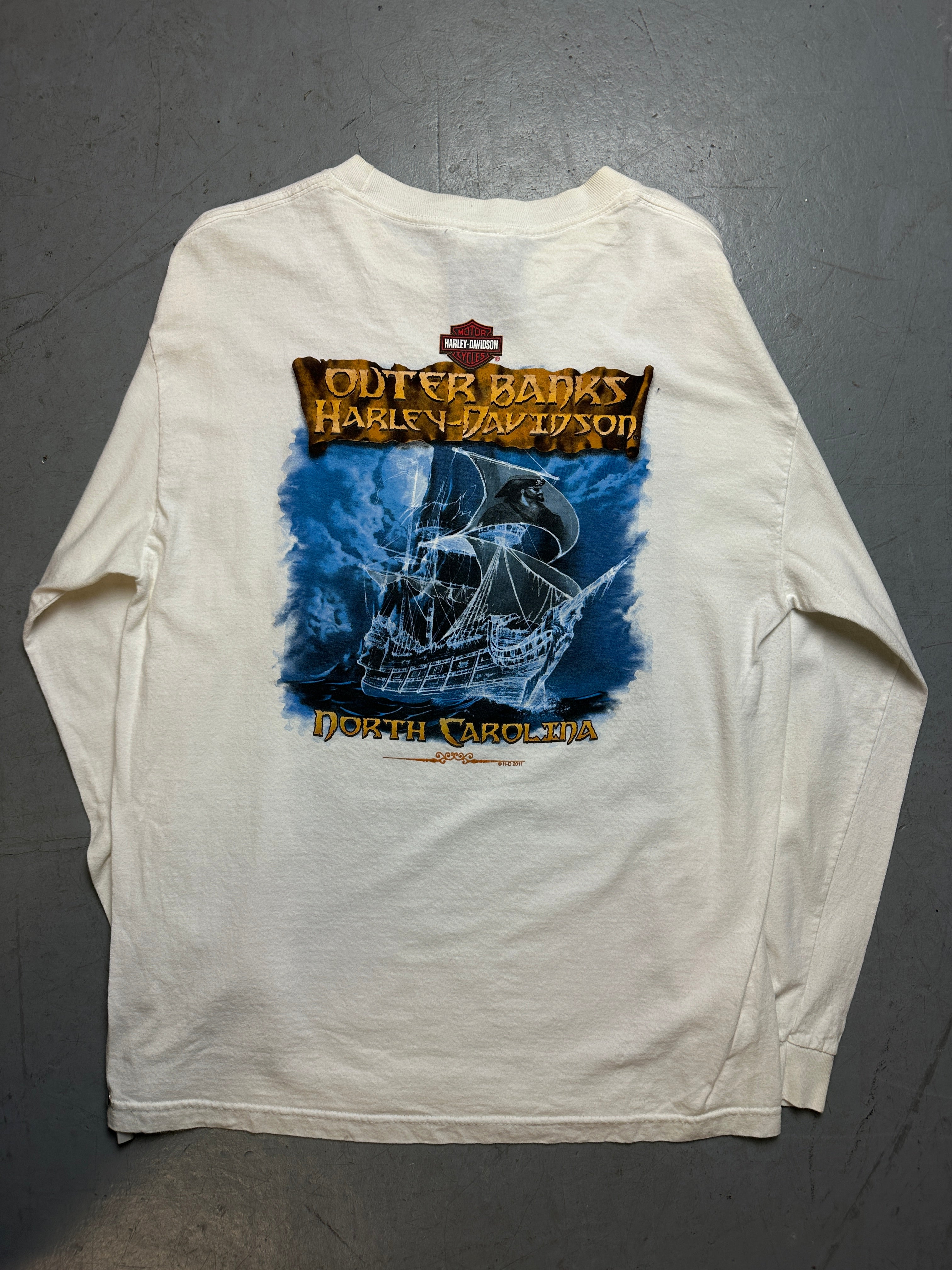 Produktbild von Vintage Harley Davidson Longsleeve L/XL von hinten