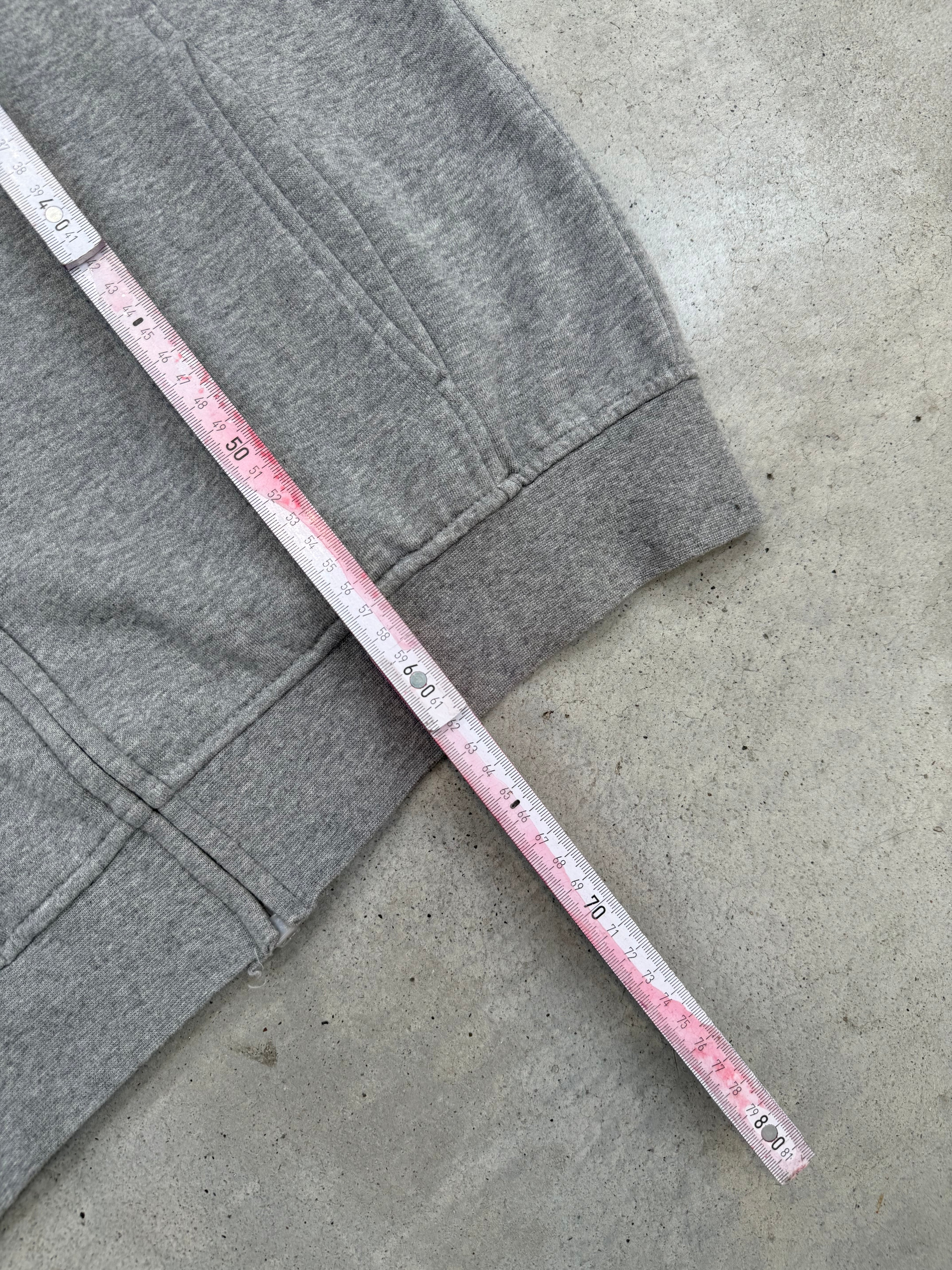 Vintage Fila Grey Zip Up Hoodie L/XL