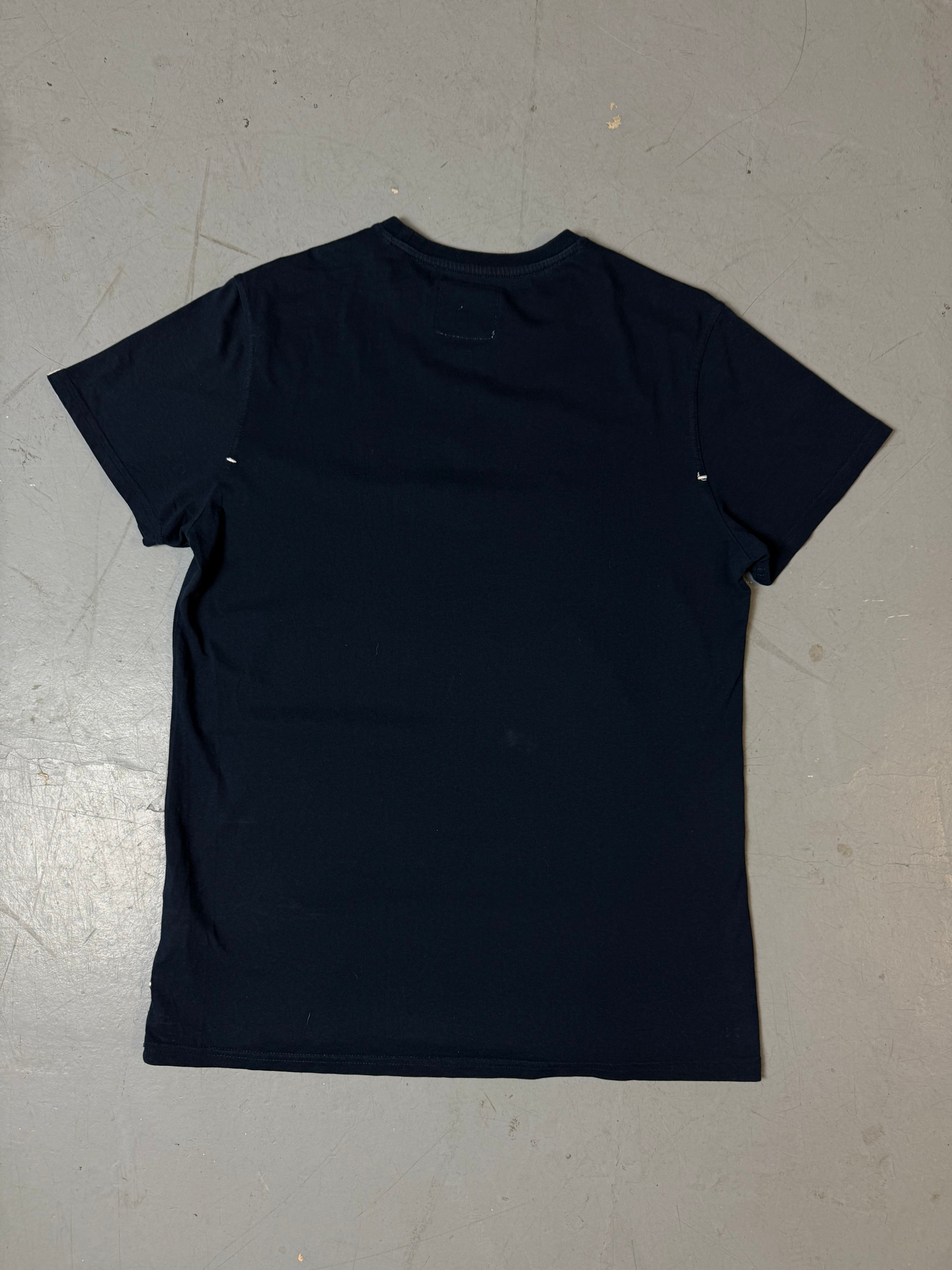 Vintage Guru Dark Blue Printed T-Shirt M