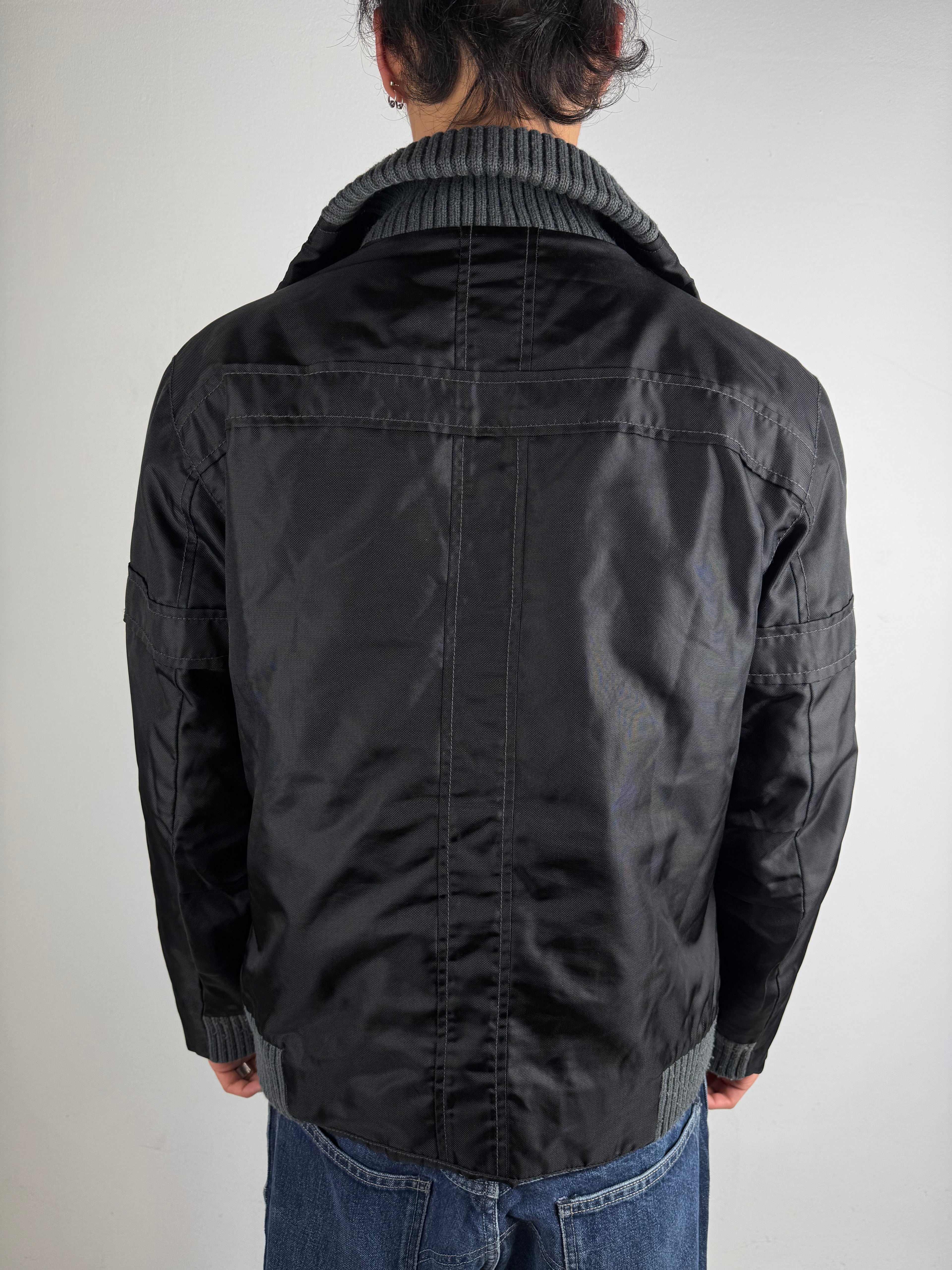 Vintage Energie Black Outerwear Jacket L