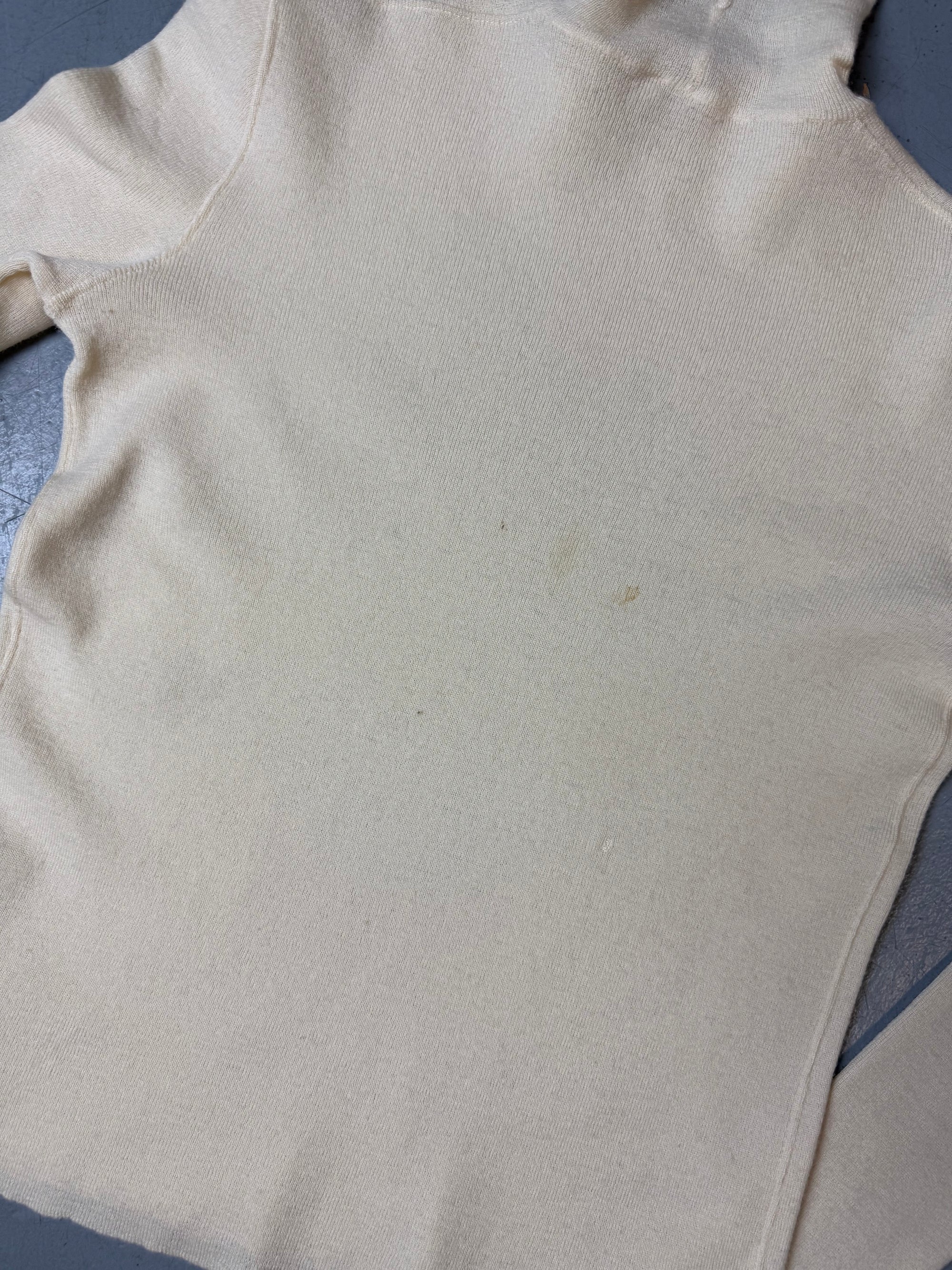 Vintage Céline Paris Beige Turtleneck Sweater XS