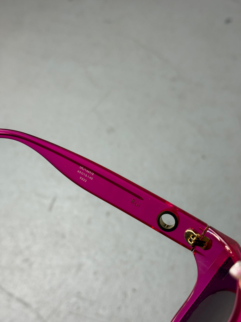 Linda Farrow Big Pink Sunglasses. Unisex. Y2K 2000s Fashion.
