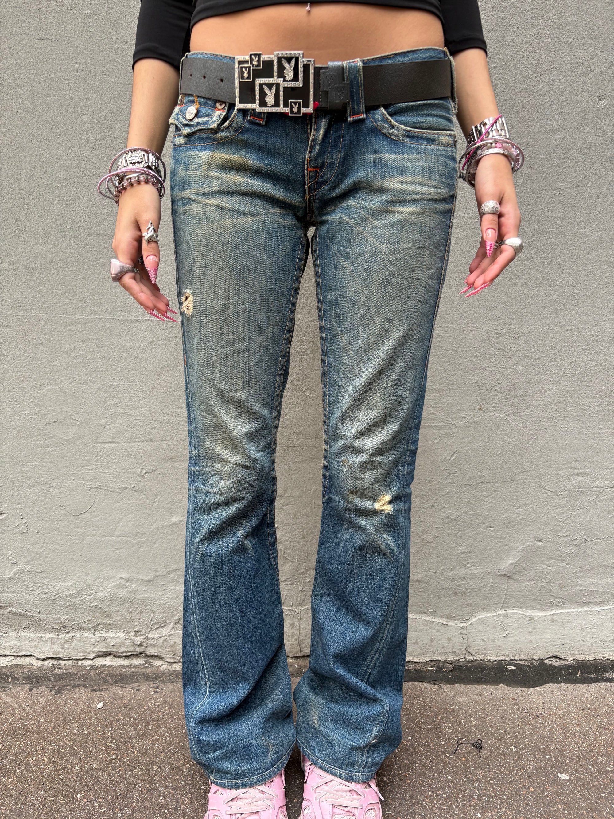 Vintage True Religion Flared Denim S