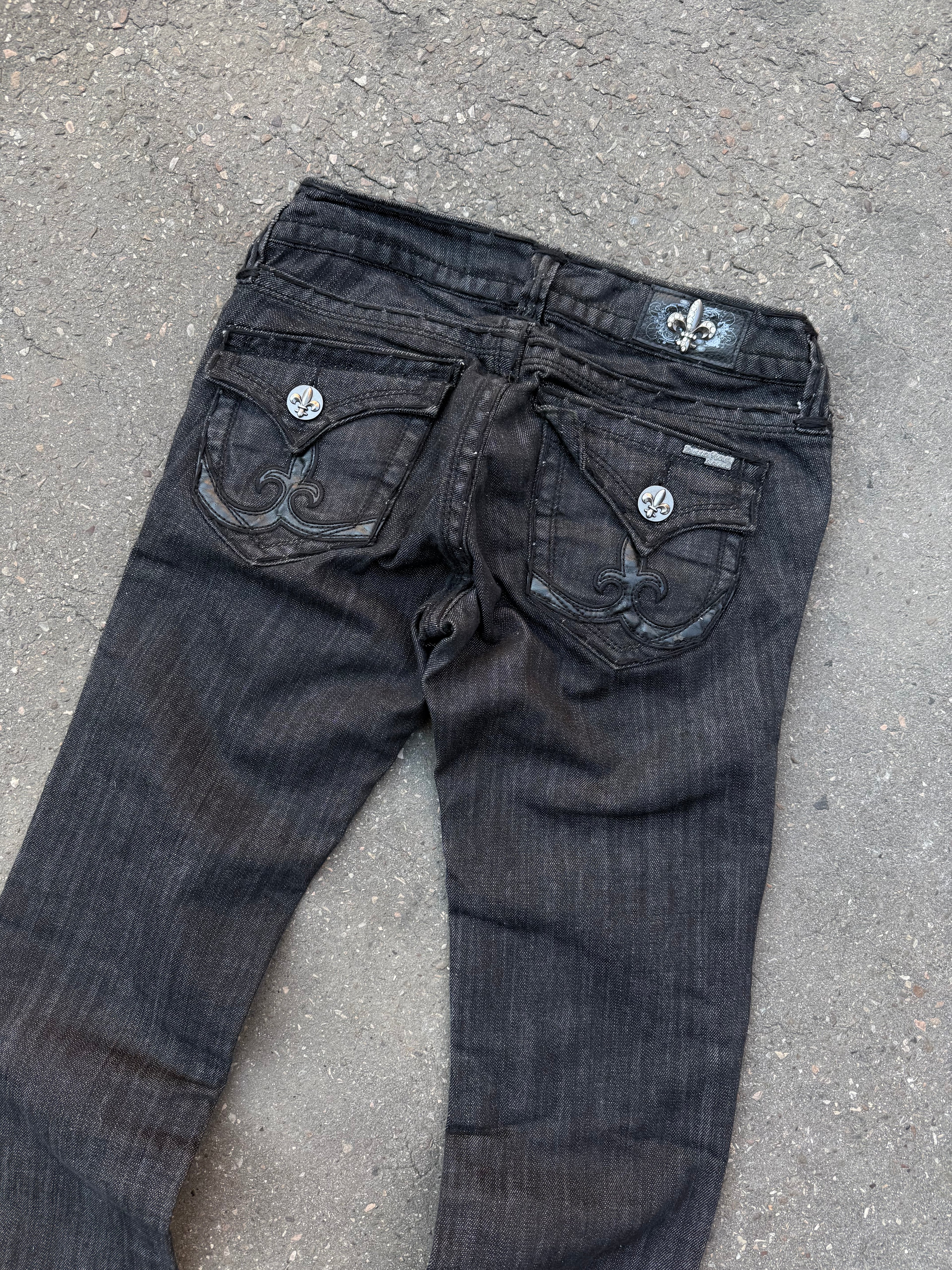 Y2K Laguna Beach „Manhatten Beach“ Low Waist Denim für Damen. Y2K 2000s Fashion