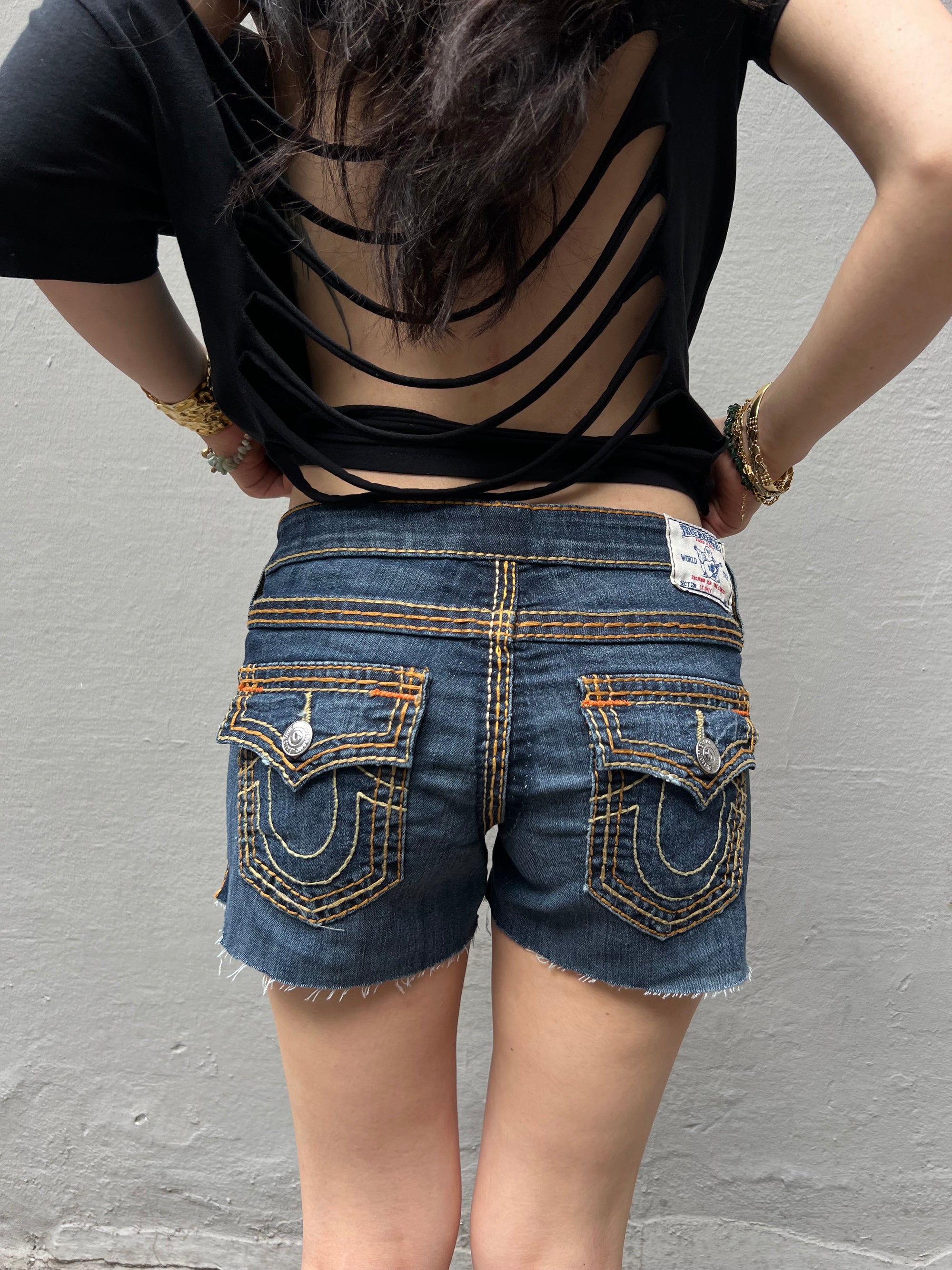 Vintage Denim Mini Skirt S