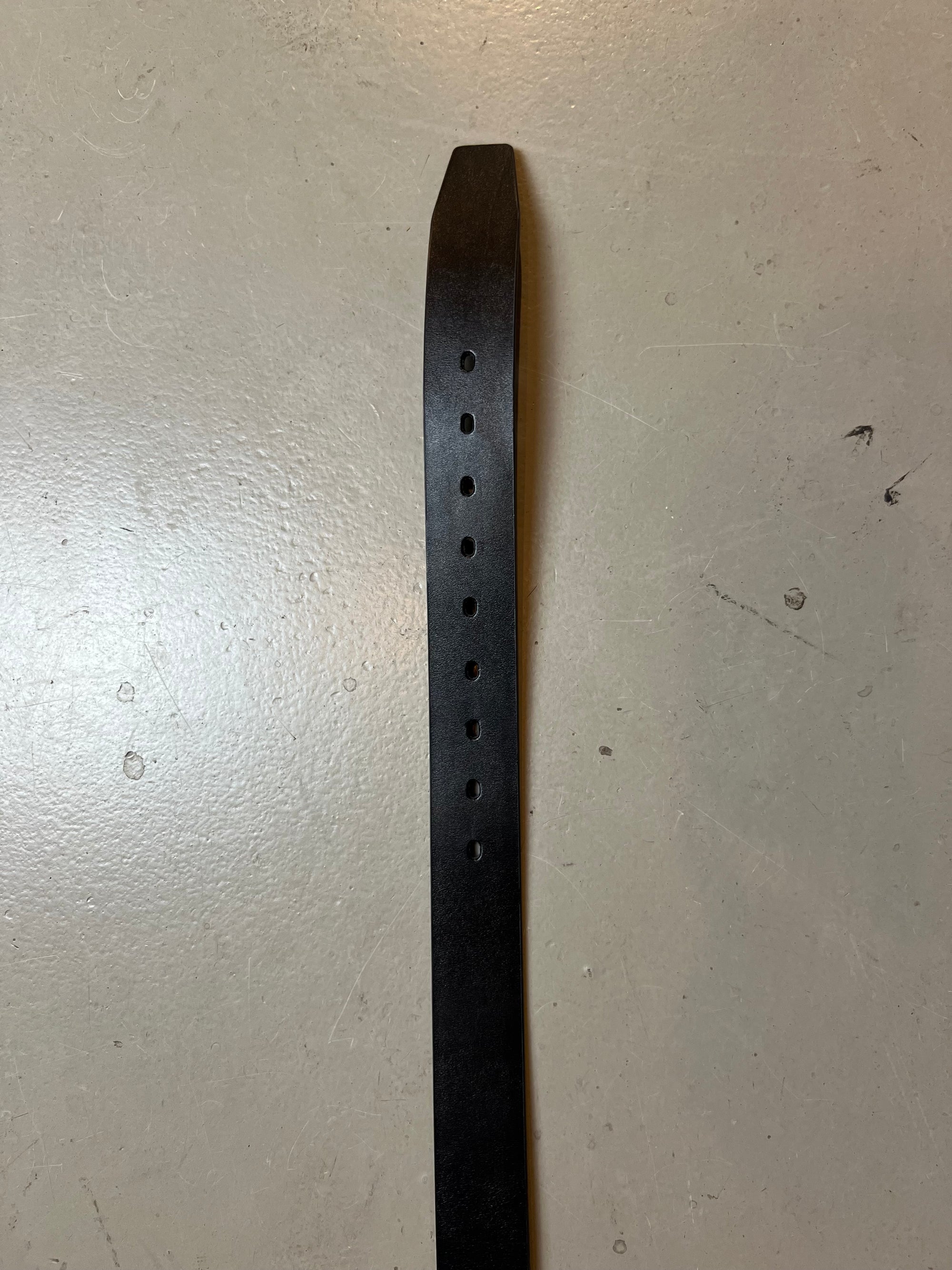 Vintage Black Faux Leather Belt with EAT ME Buckle