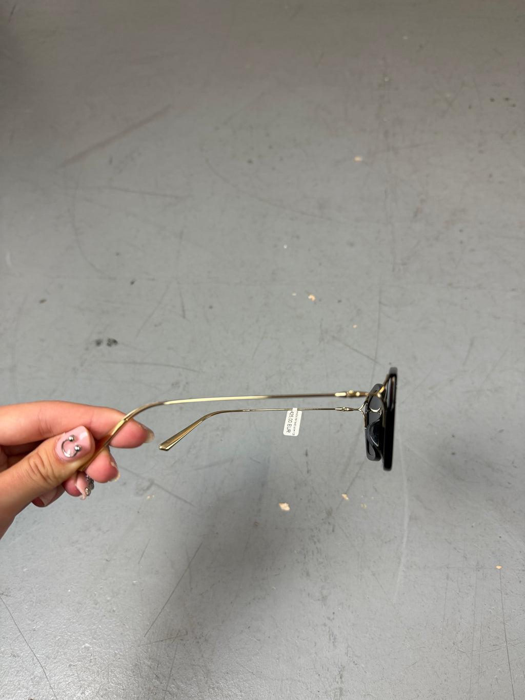 Schwarze Cateye Sonnenbrille von Dior 