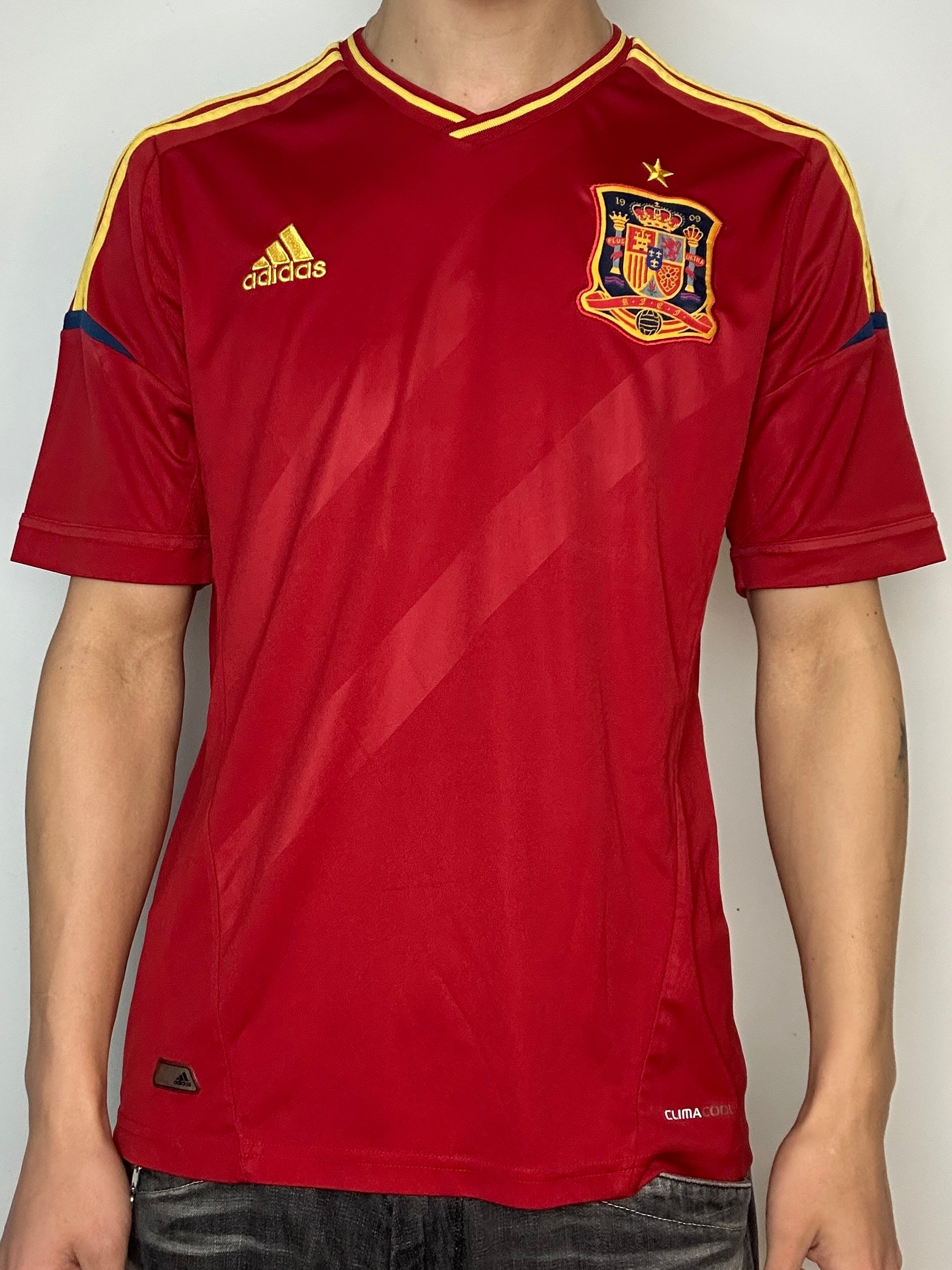 Vintage Adidas Spain 11/12 Home Jersey M