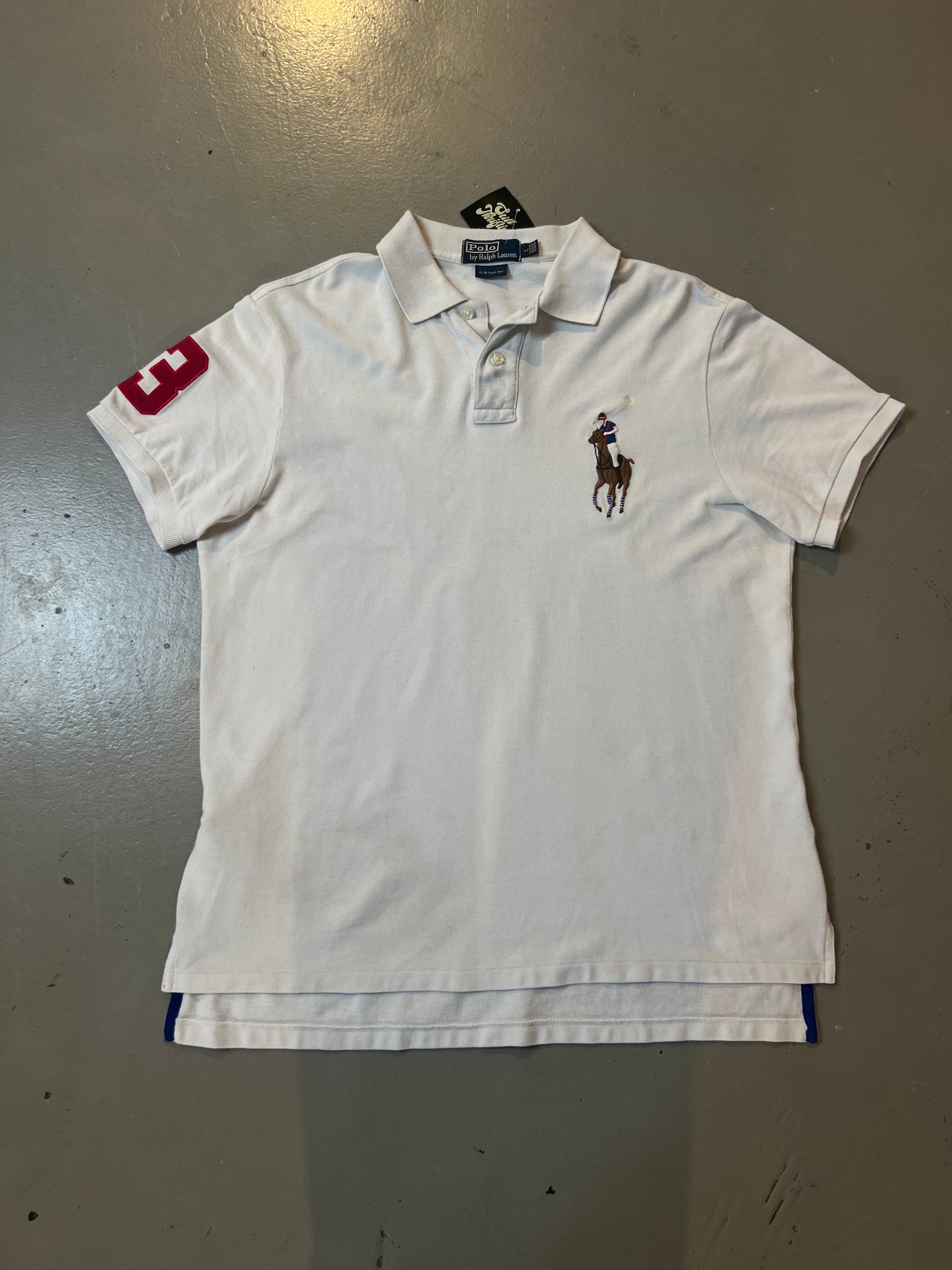Vintage Ralph Lauren Polo White L/XL
