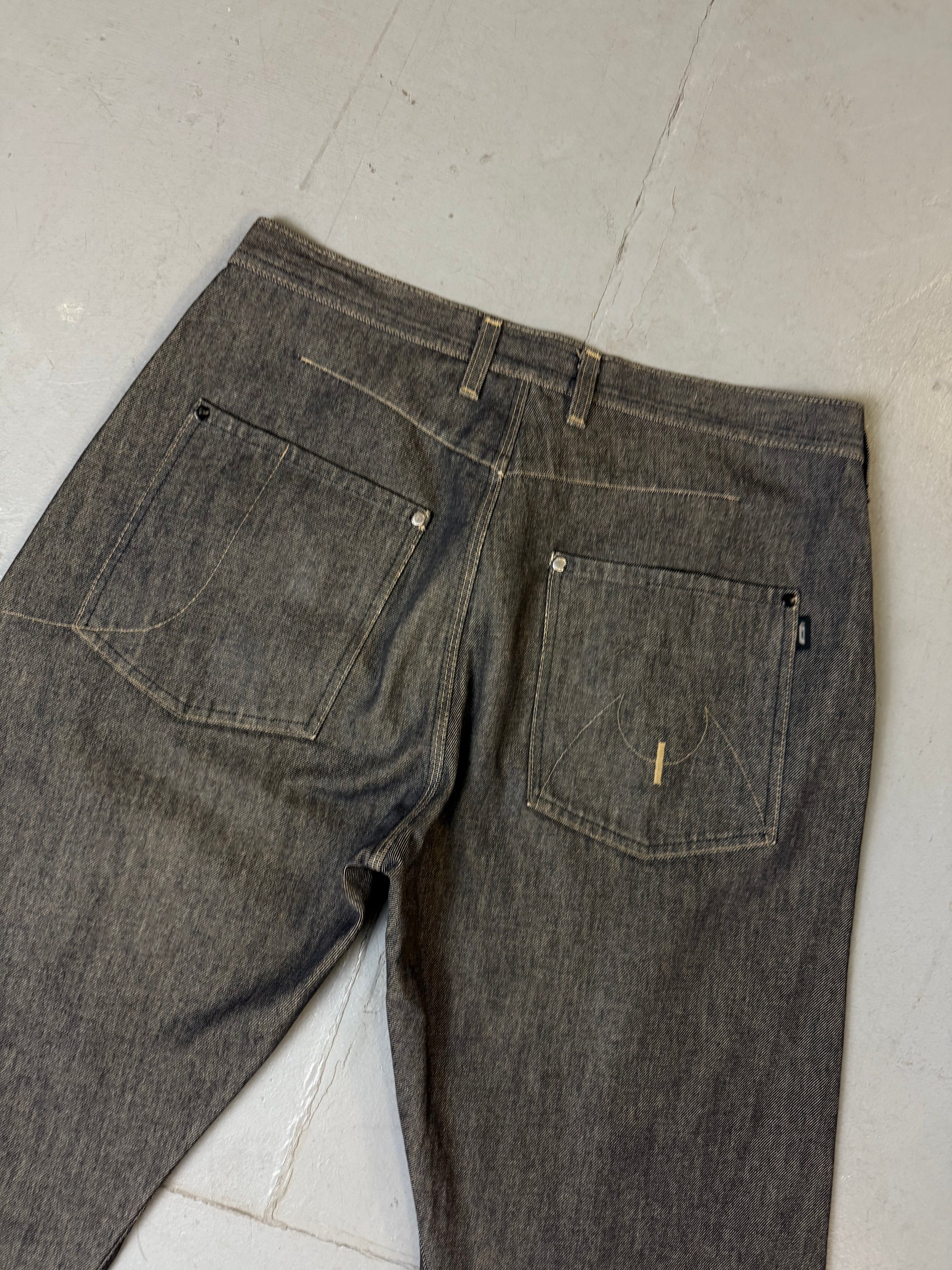 Vintage Jack&Jones Grey Baggy Jeans L