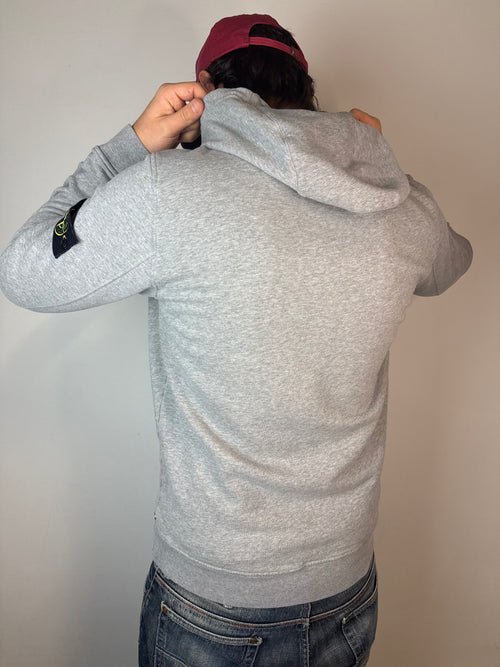 Vintage Stone Island Grey Hoodie L