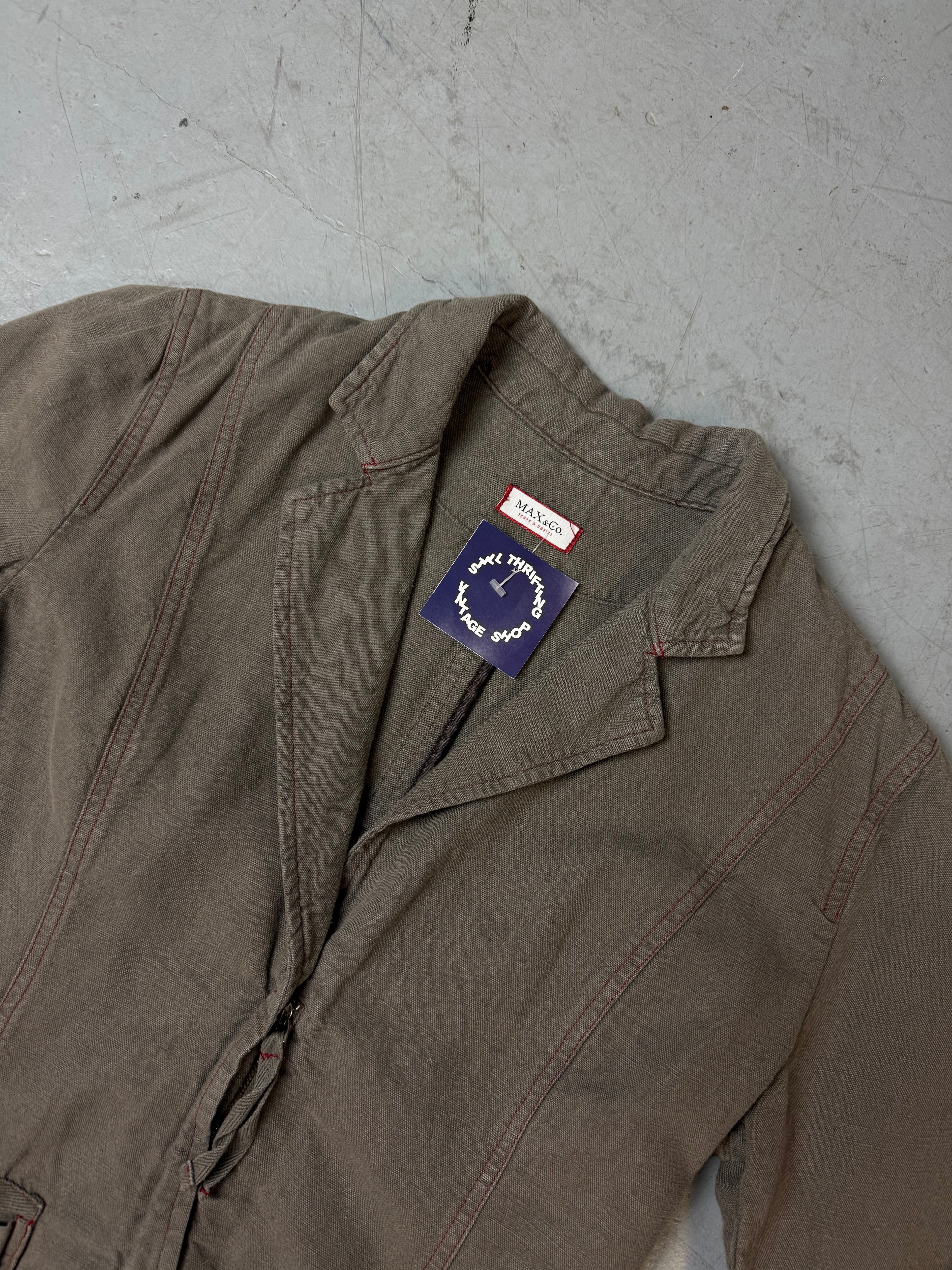 Vintage Max & Co. Brown Blazer Jacket S/M