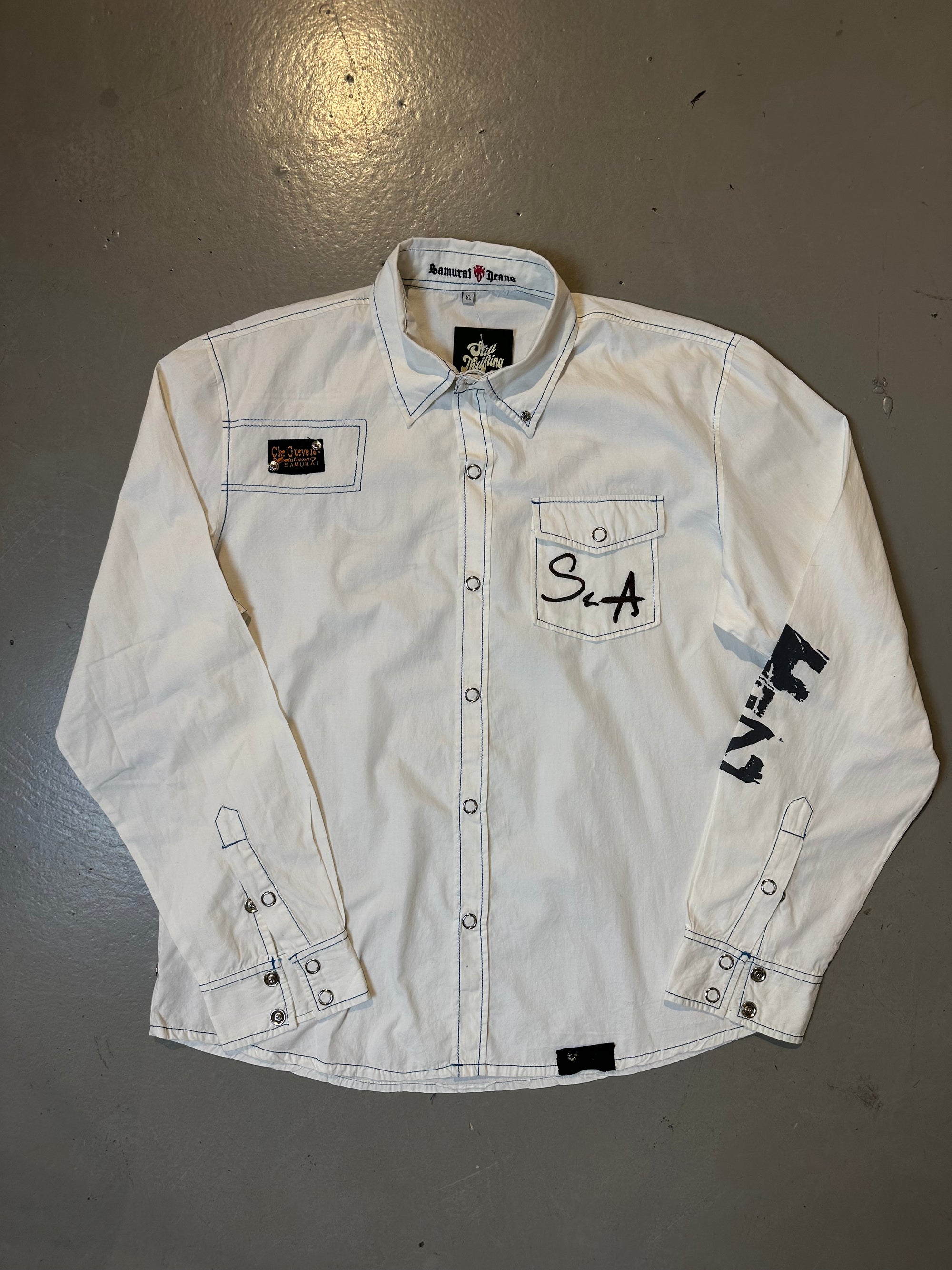 Vintage Y2K Button Up Shirt L/XL