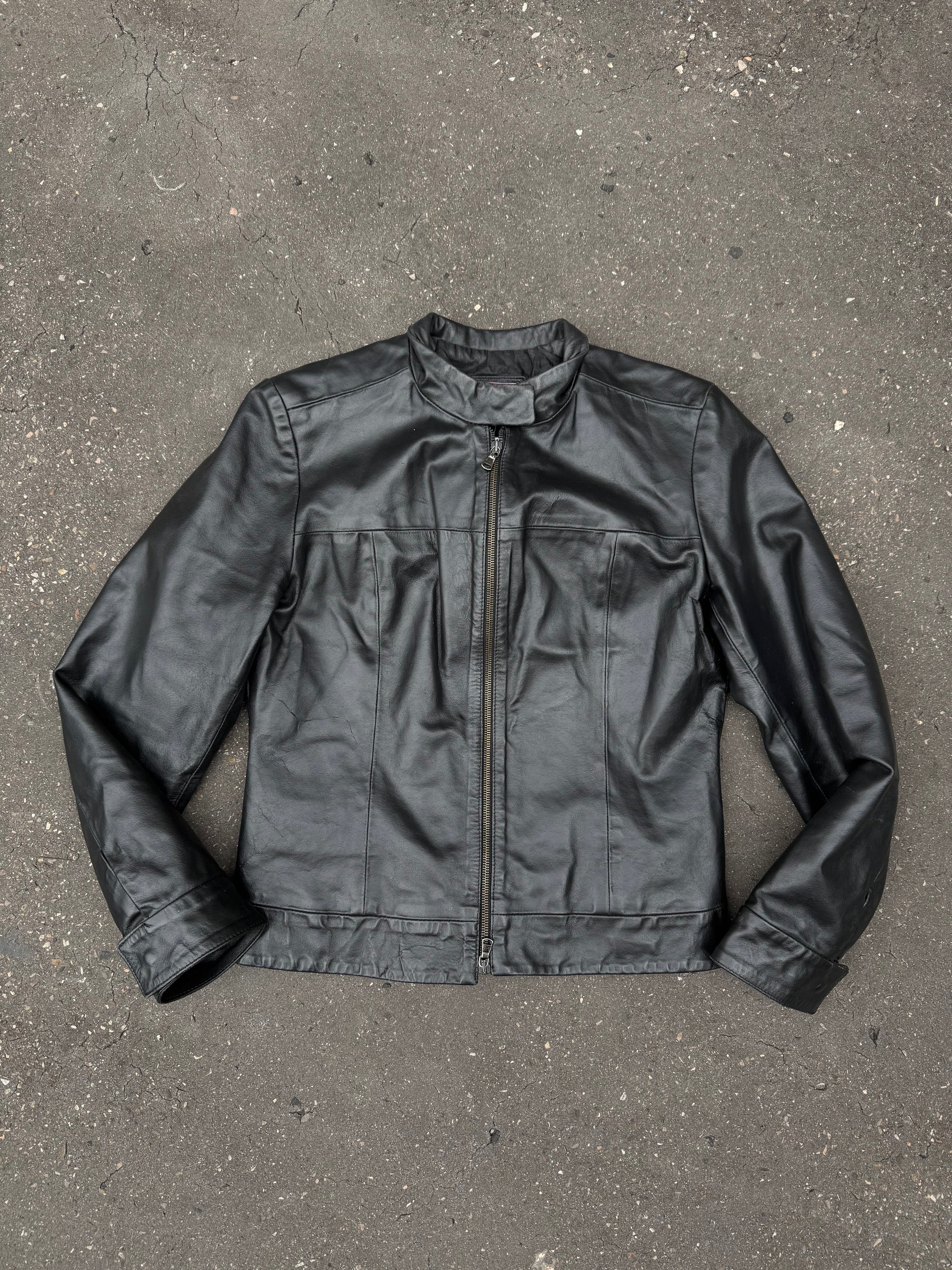 Vintage Kocca Black Leather Jacket S/M