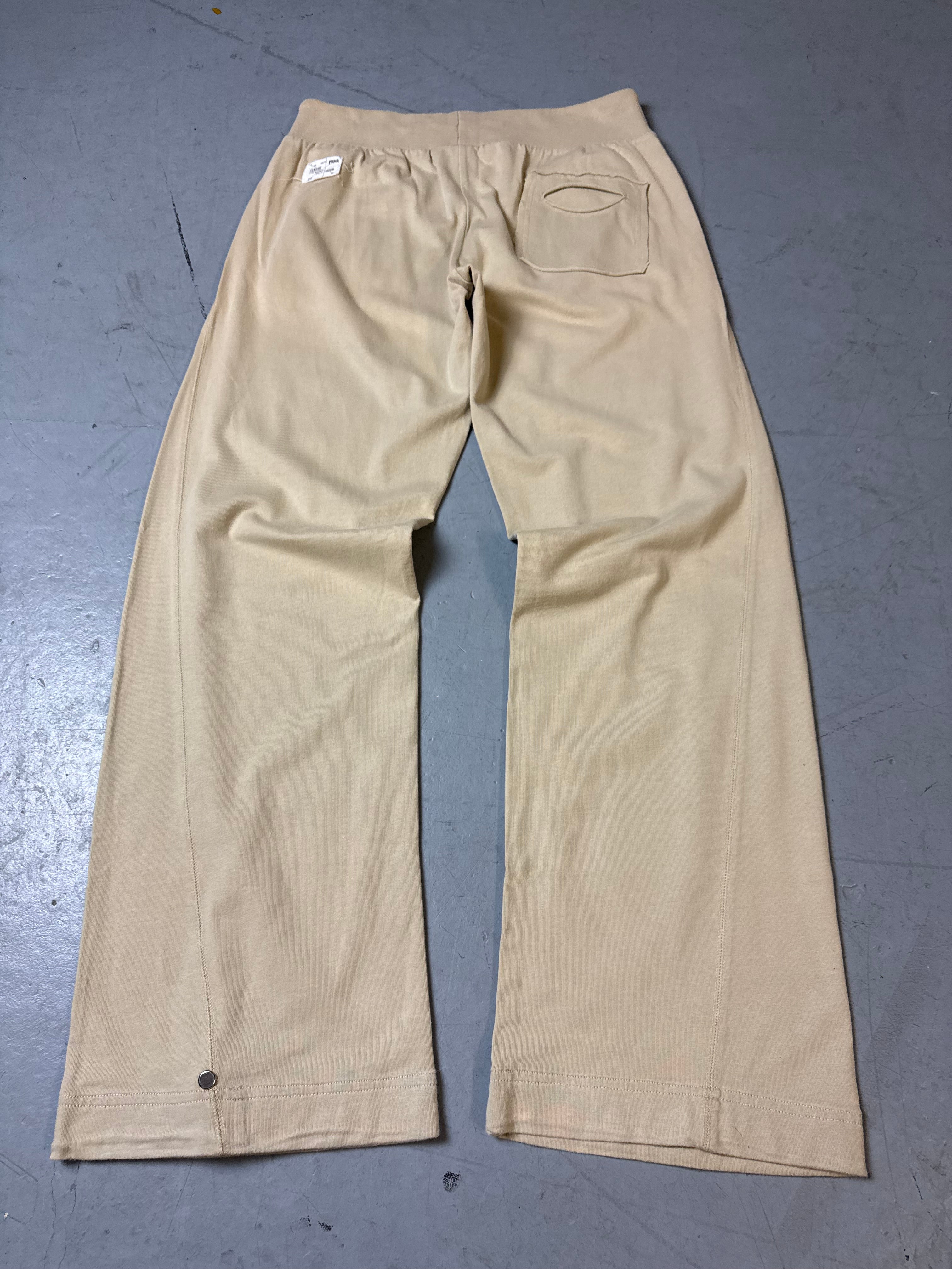 Vintage Puma Beige Straight Leg Jogger S/M