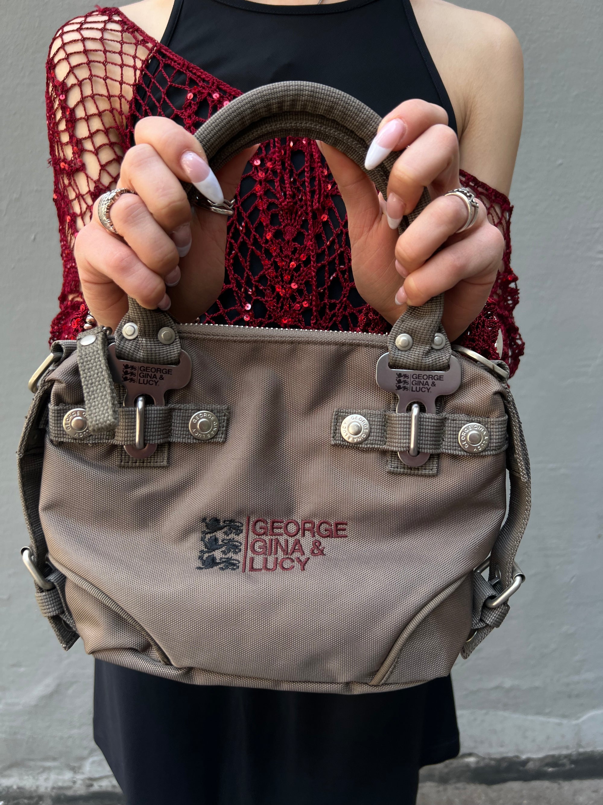Vintage George, Gina & Lucy Grey Mini Bag