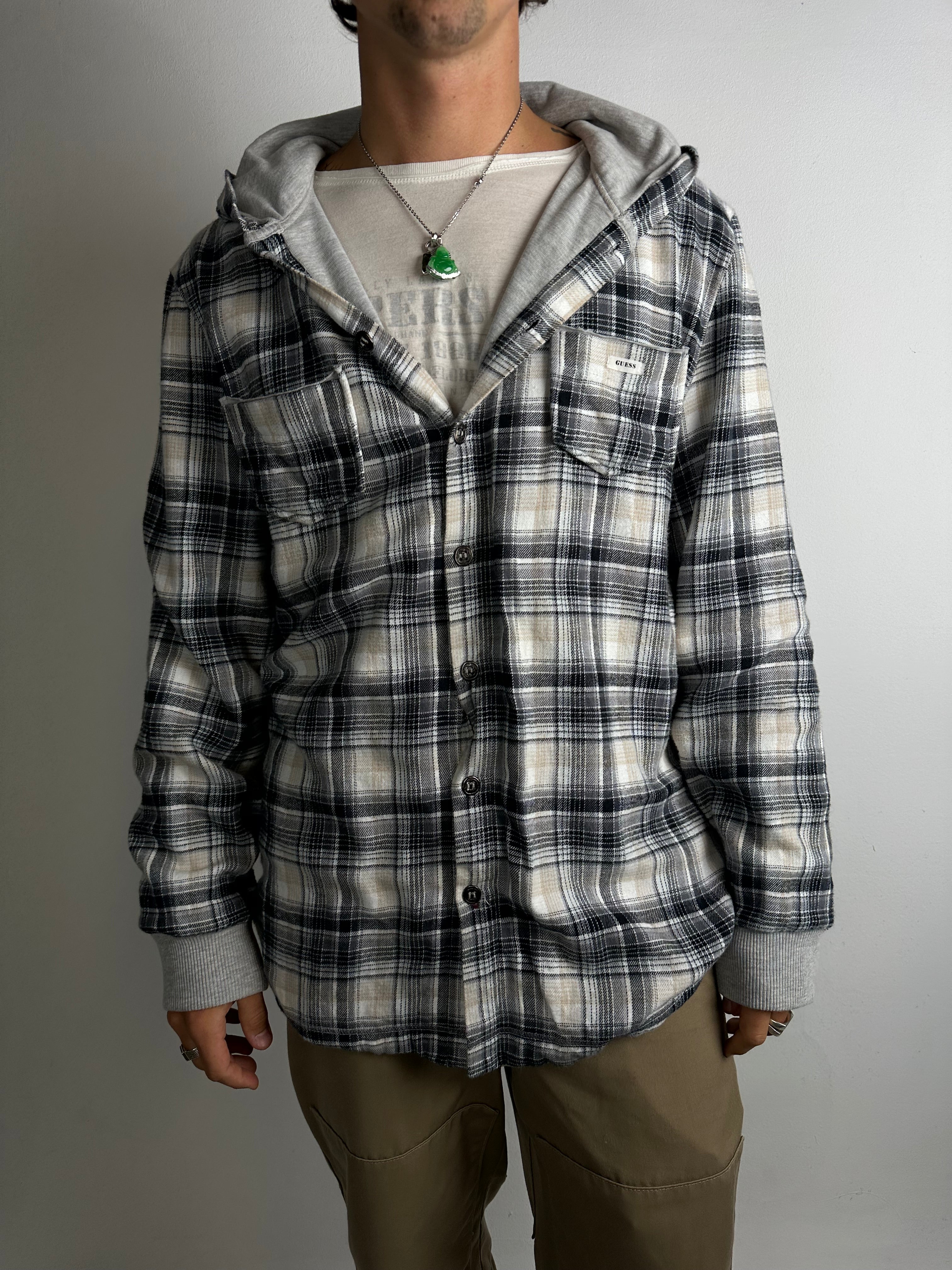 Vintage Guess Lumberjack Hoodie L/XL