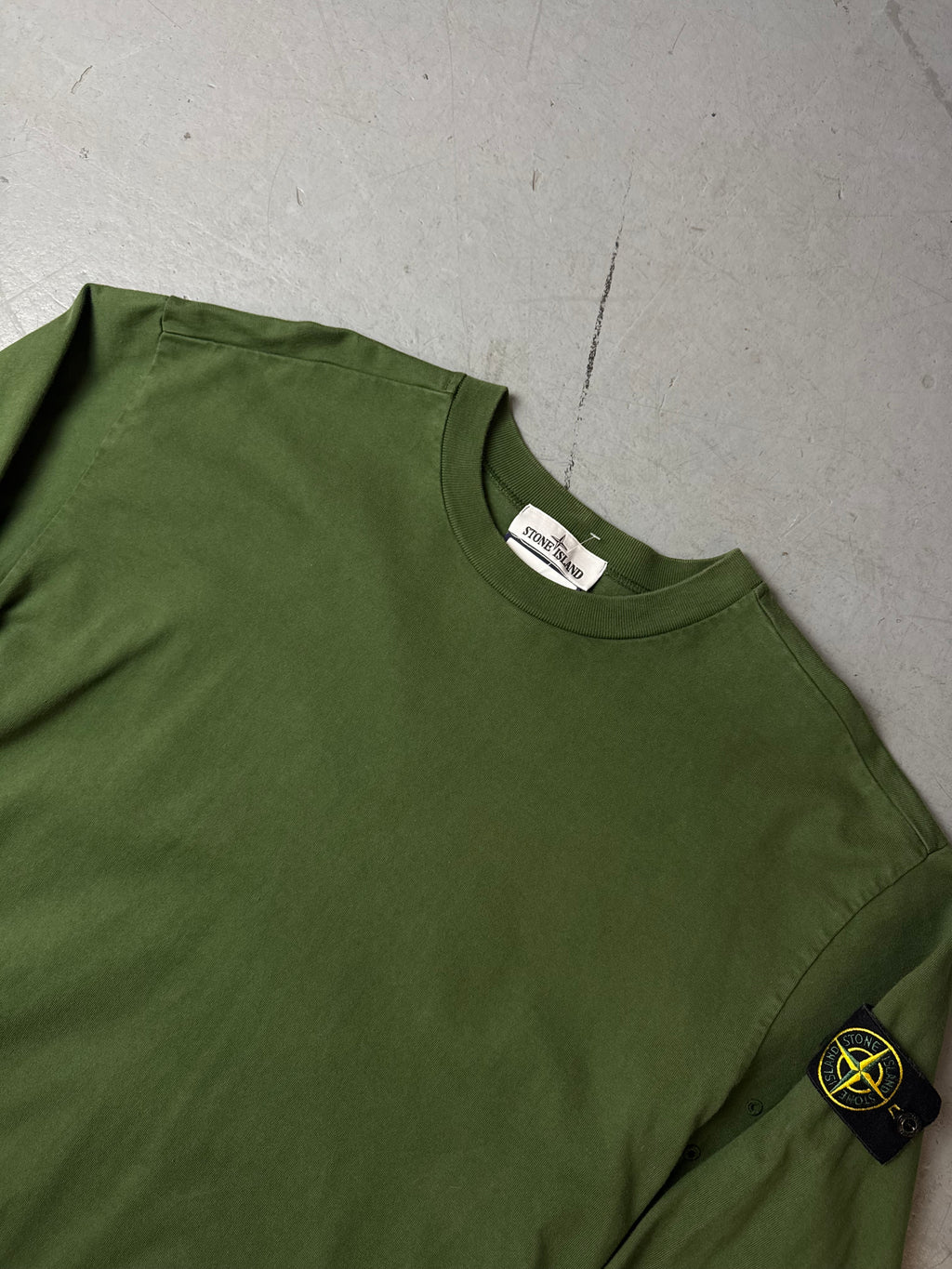 Vintage Stone Island Dark Green Crewneck Sweater L