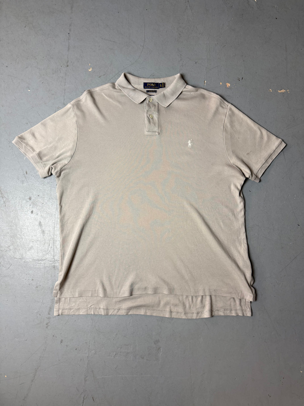 Produktbild von Vintage Polo Ralph Lauren Light Grey Shirt von vorne