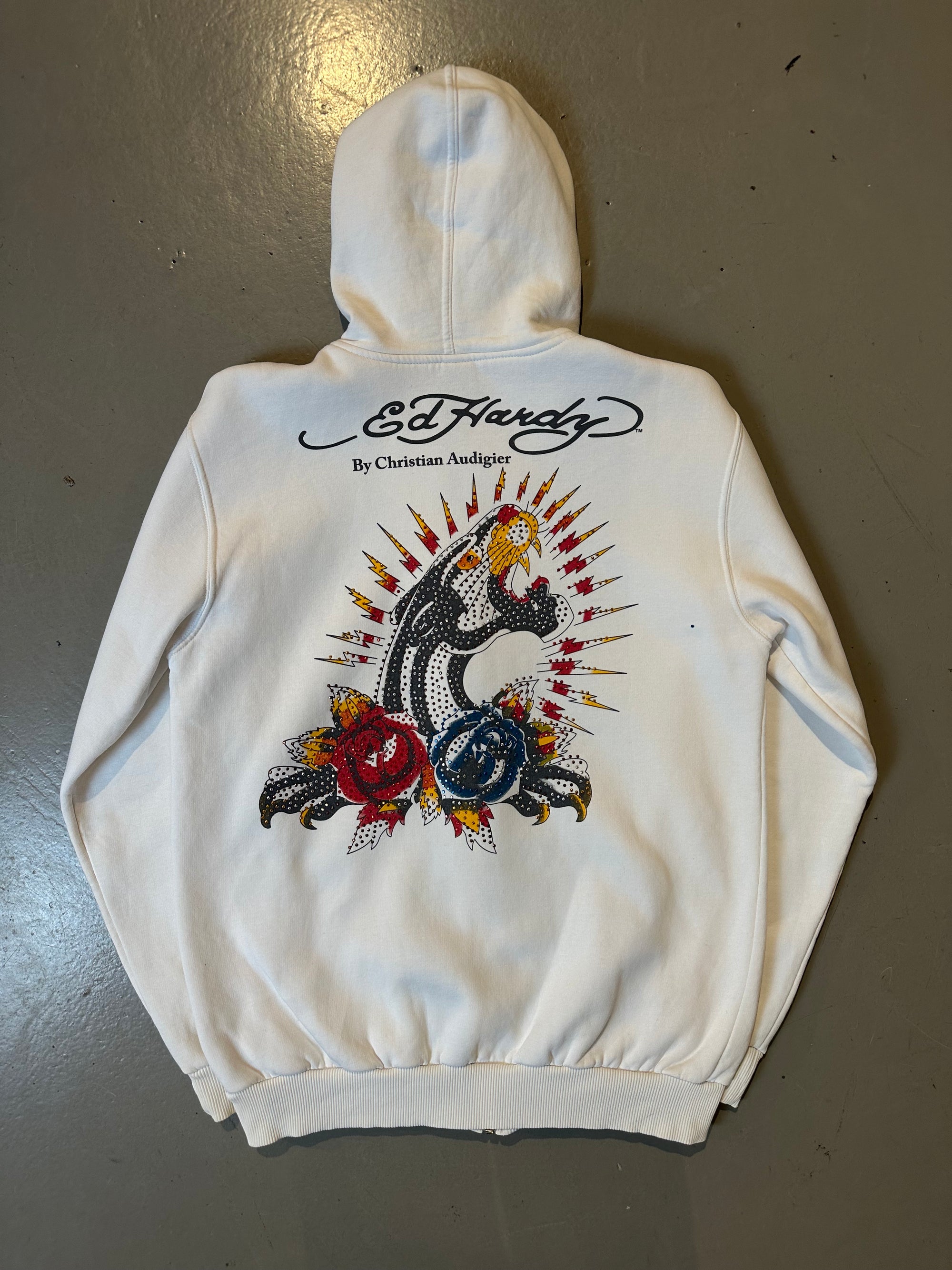 Vintage Ed Hardy by Christian Audigier Zipper M/L