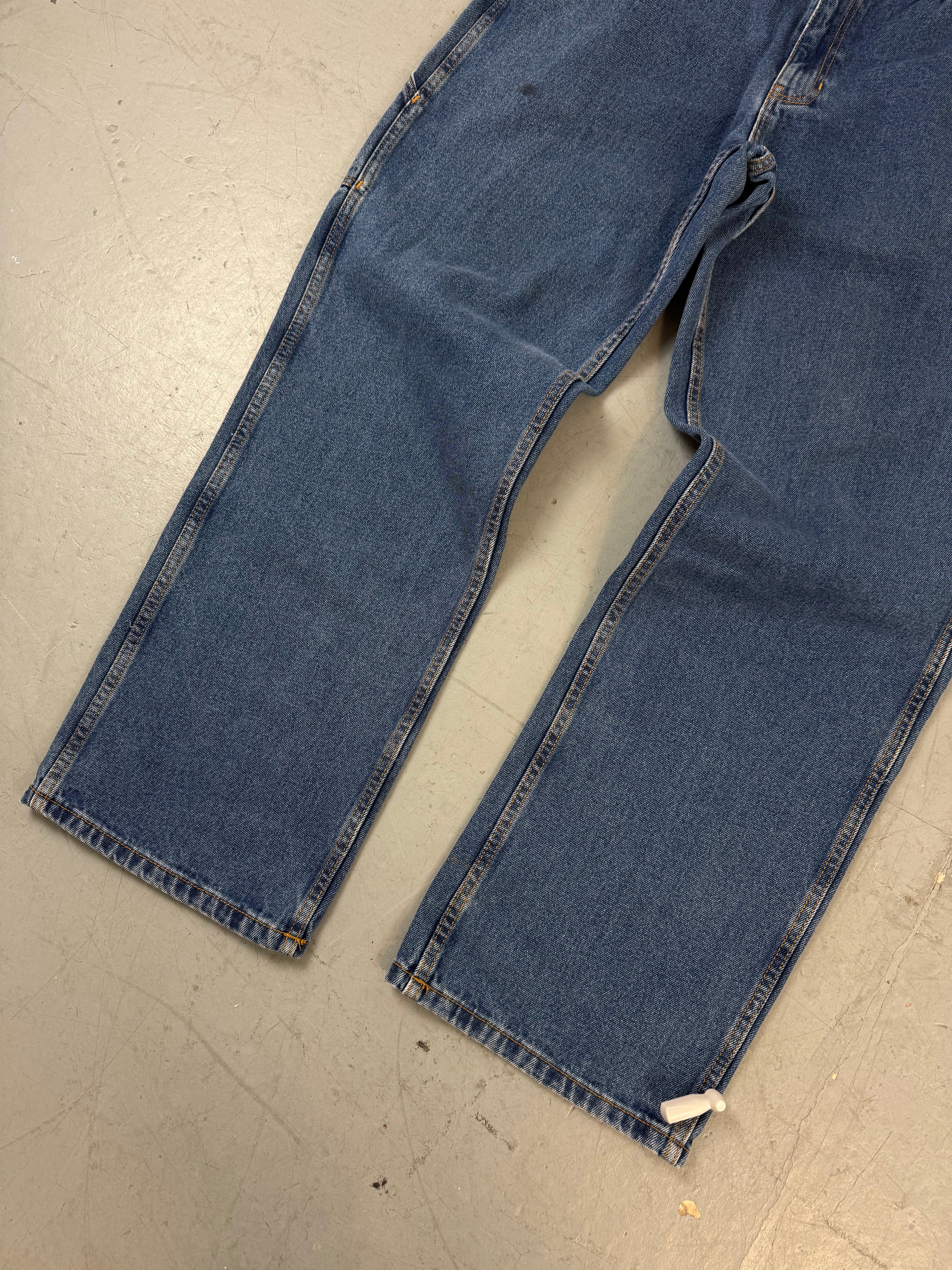 Vintage Blue Mountain Baggy Jeans für Herren. Secondhand Y2K 2000s Fashion