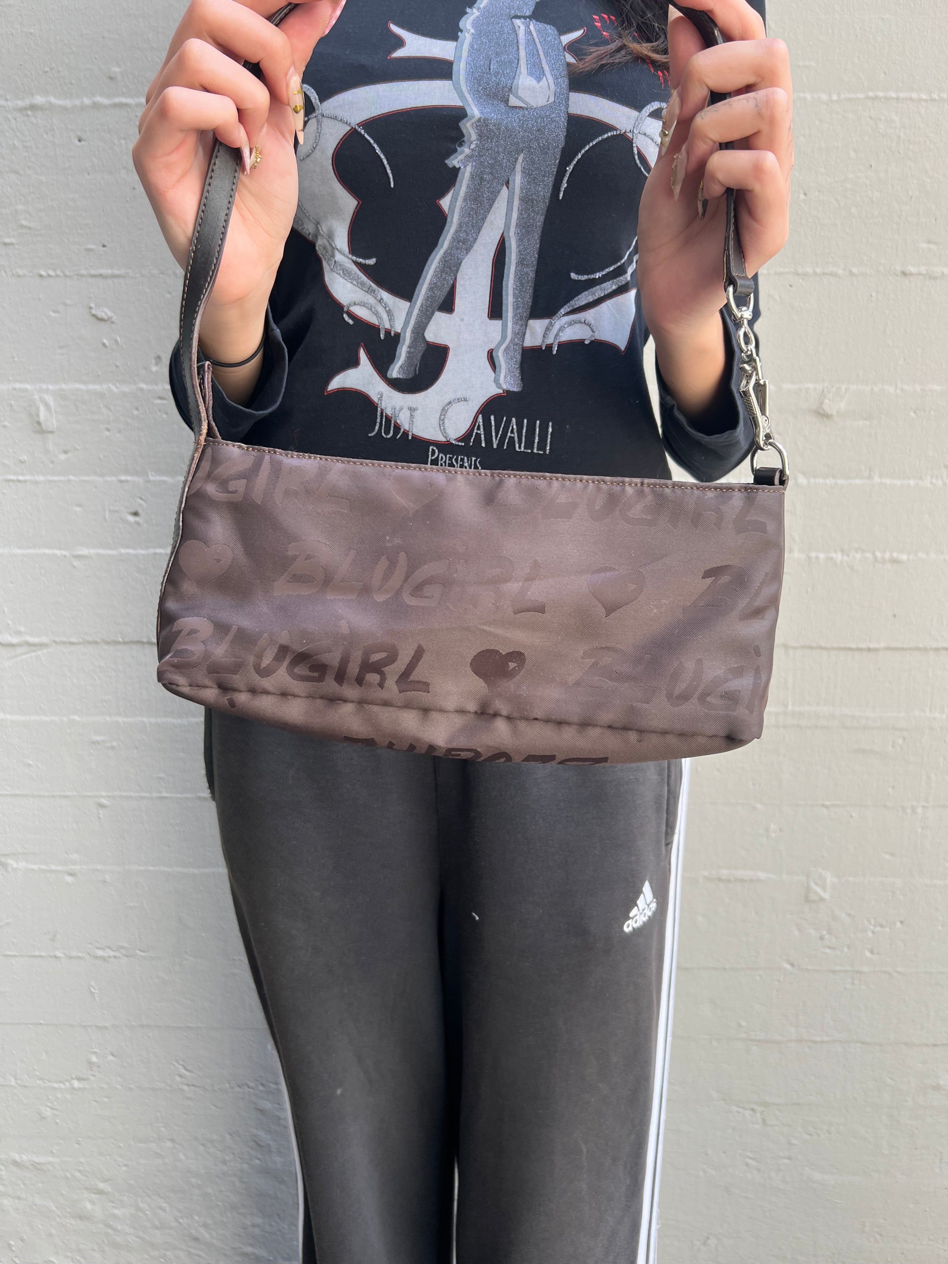 Vintage Blugirl Blumarine Brown Baguette Bag