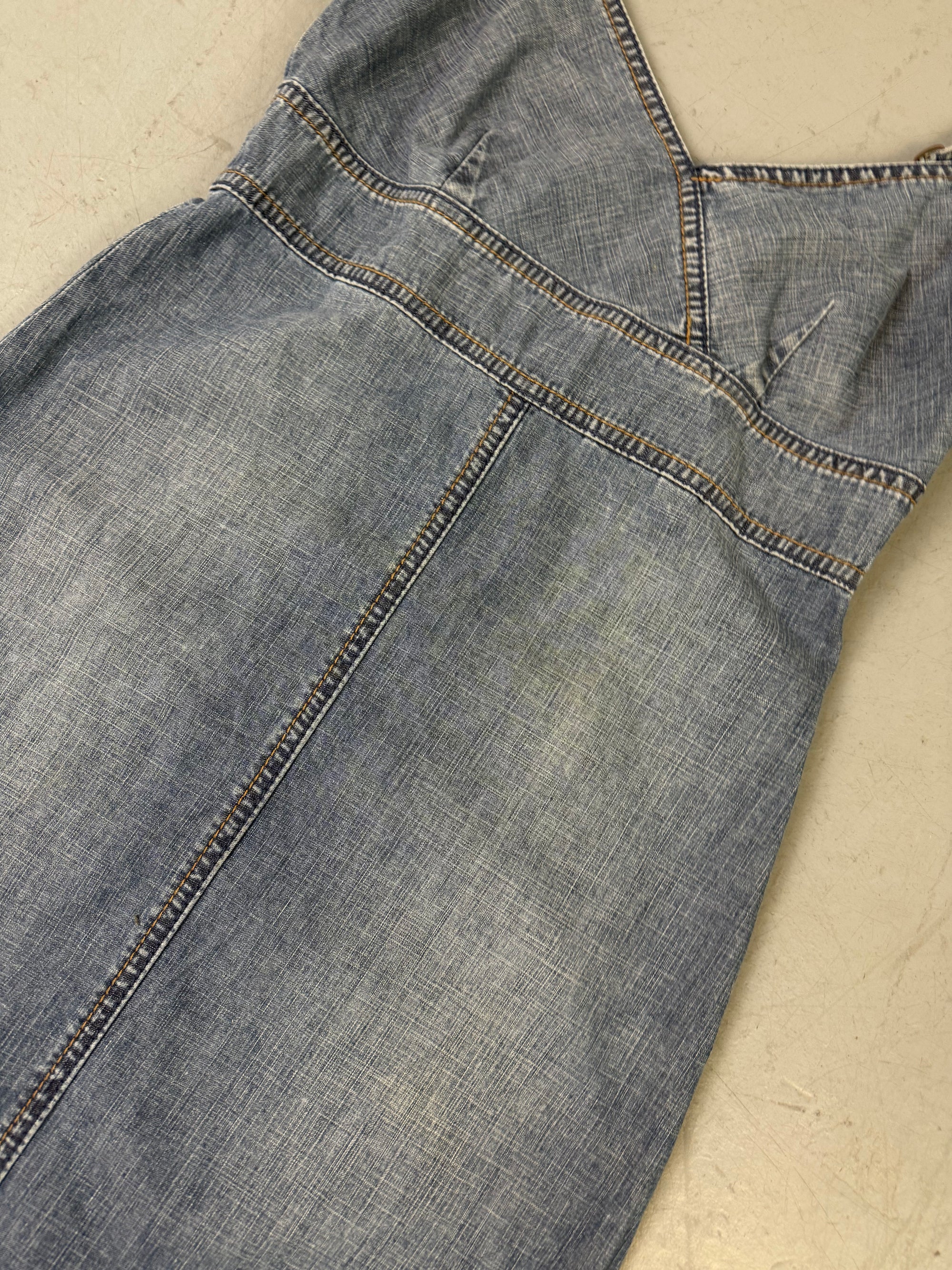 Vintage s.Oliver Denim Midi Dress M