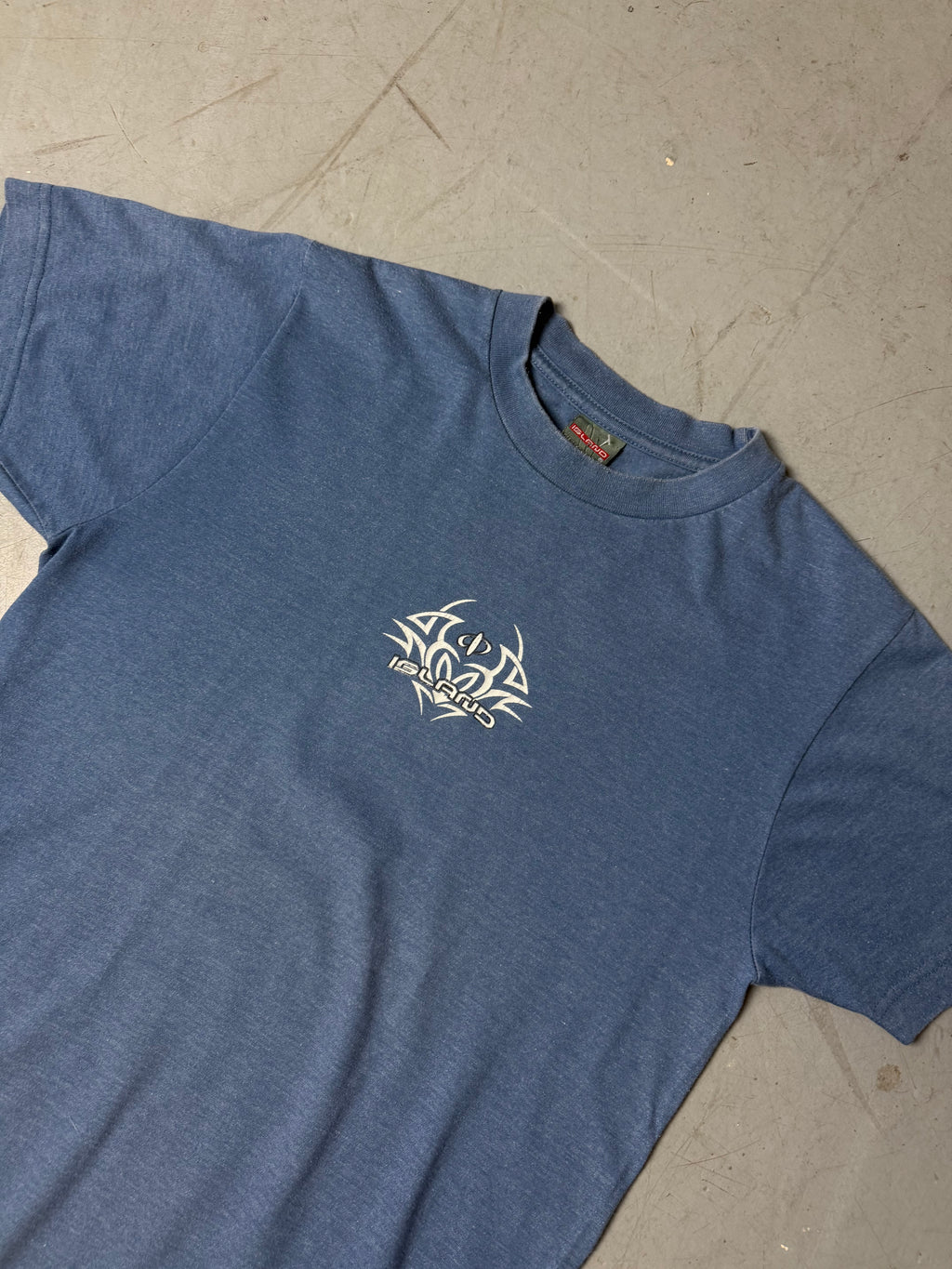 Vintage Island Tribal Printed T-Shirt M