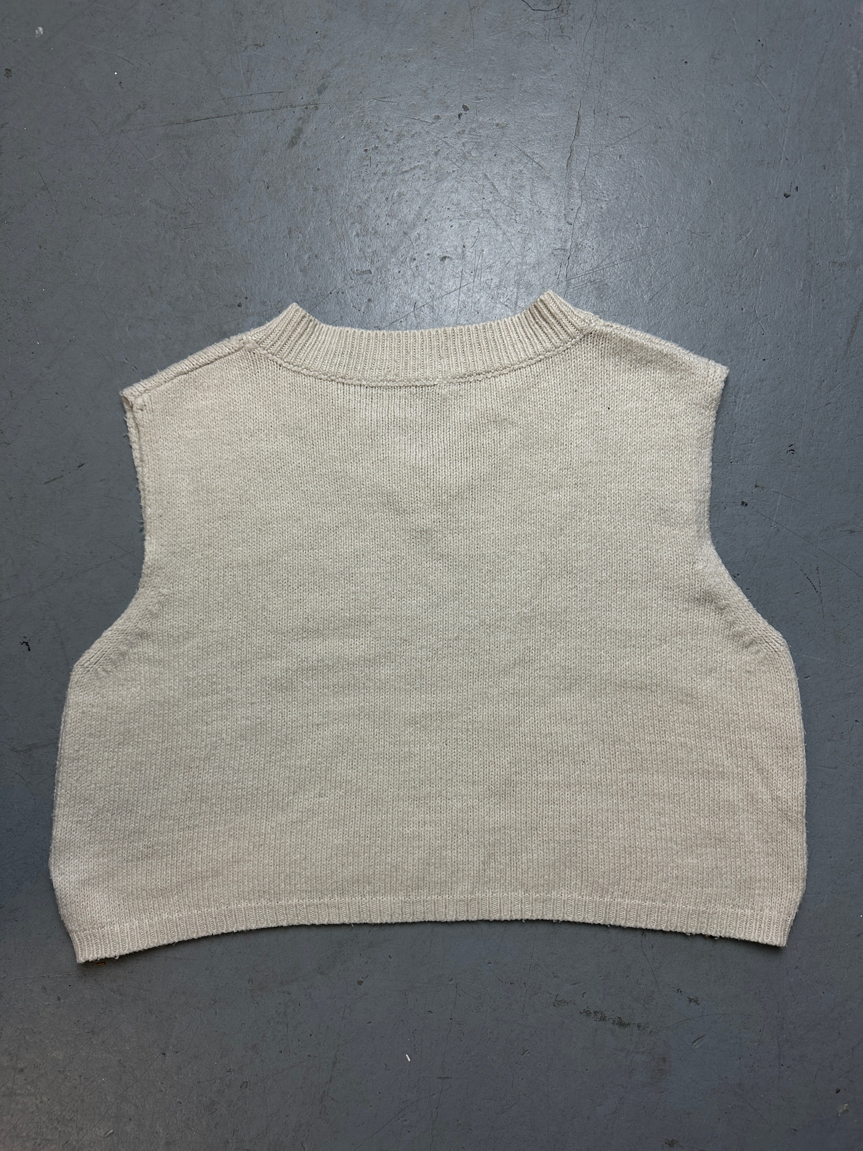 Produktbild von Vintage White Pollunder S/M von hinten 