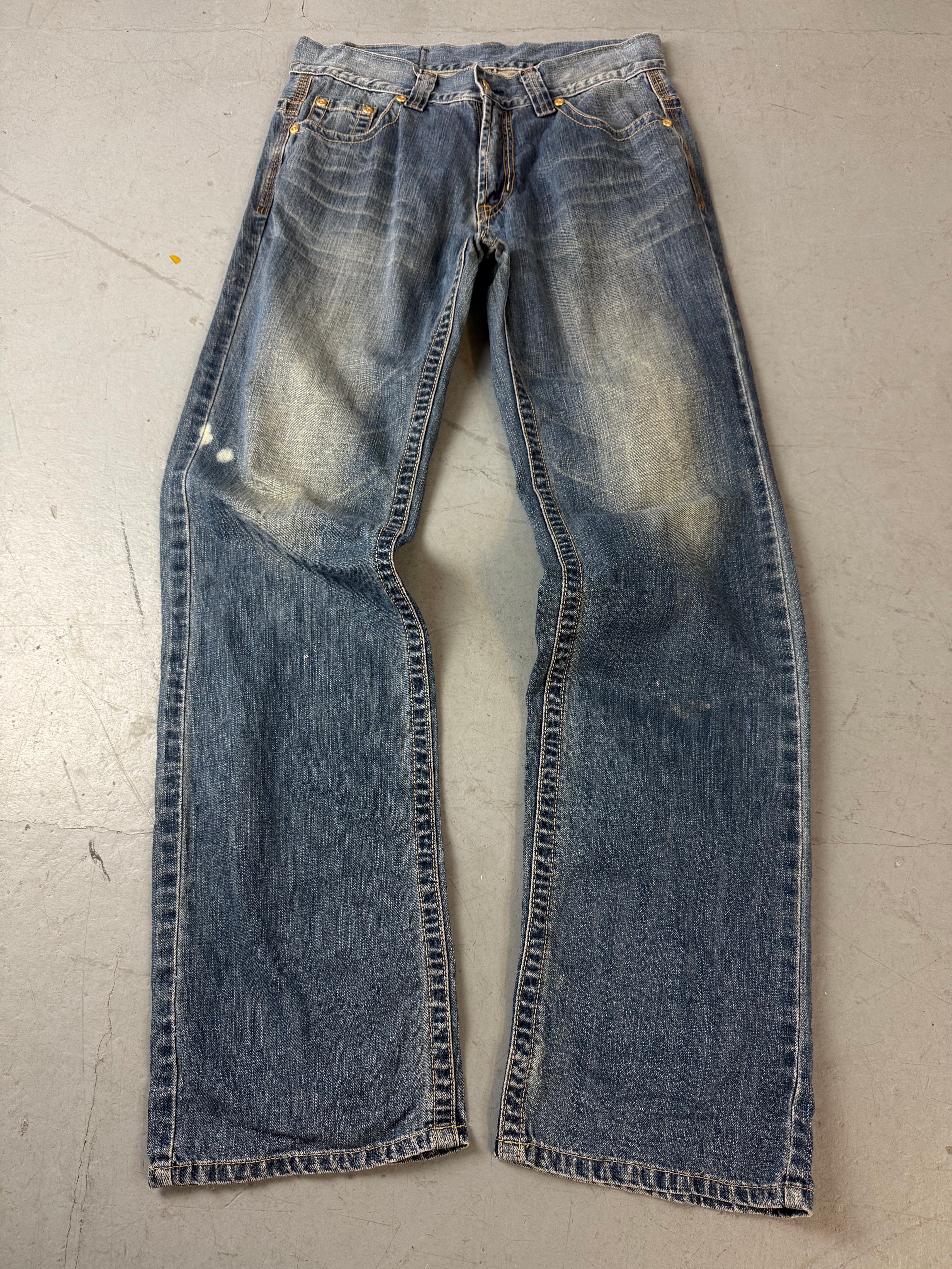 Vintage Big Group 508 Japanese Baggy Denim für Herren. Y2K Second Hand 2000s Fashion