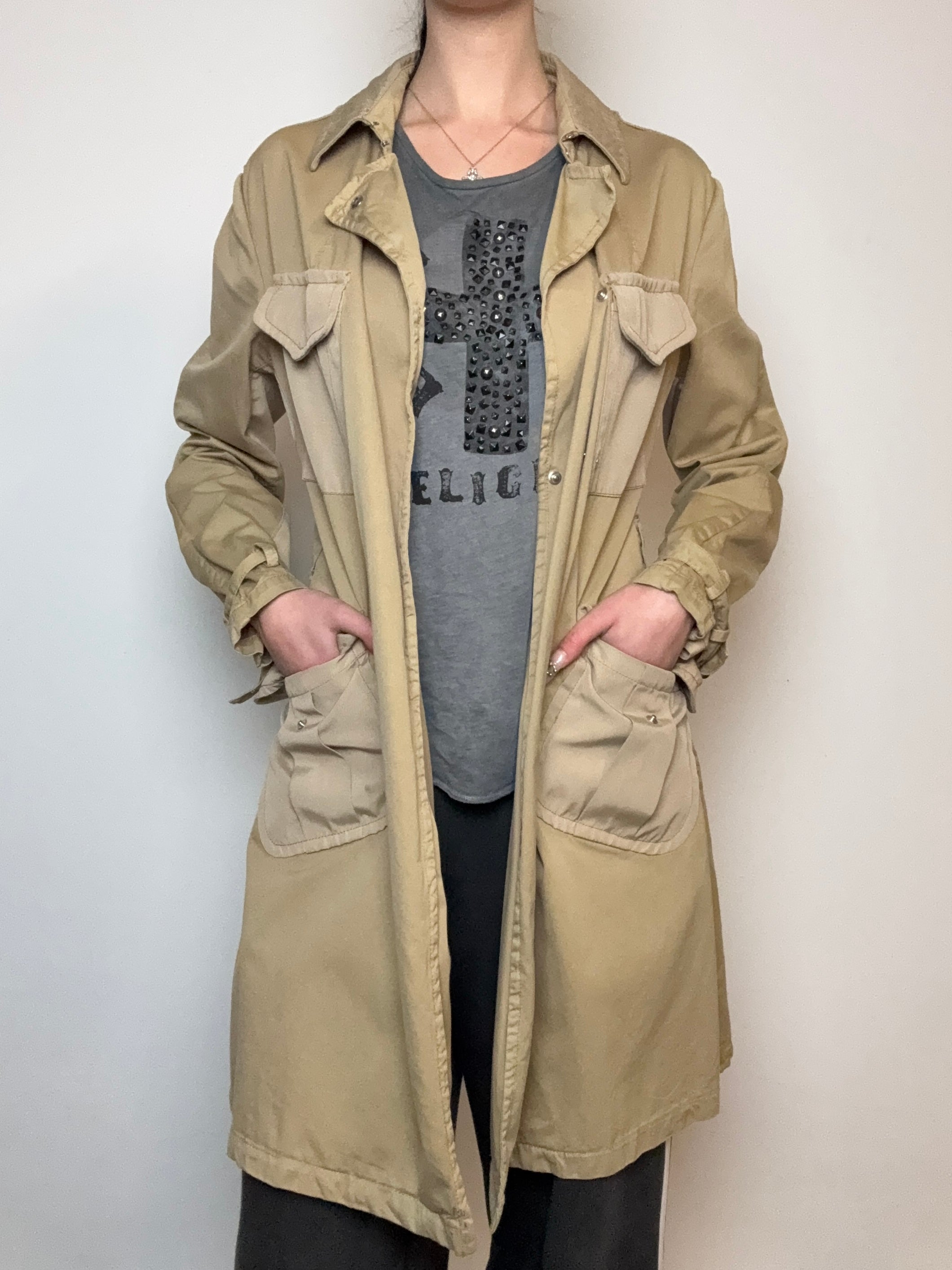 Vintage Beige Moncler Coat S/M