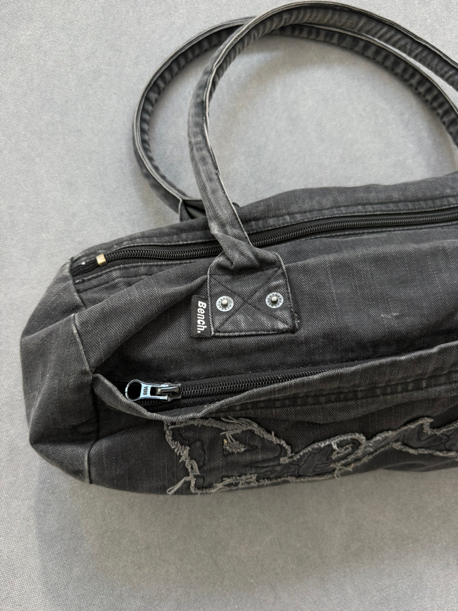 Bench Y2K Denim Bag Grey