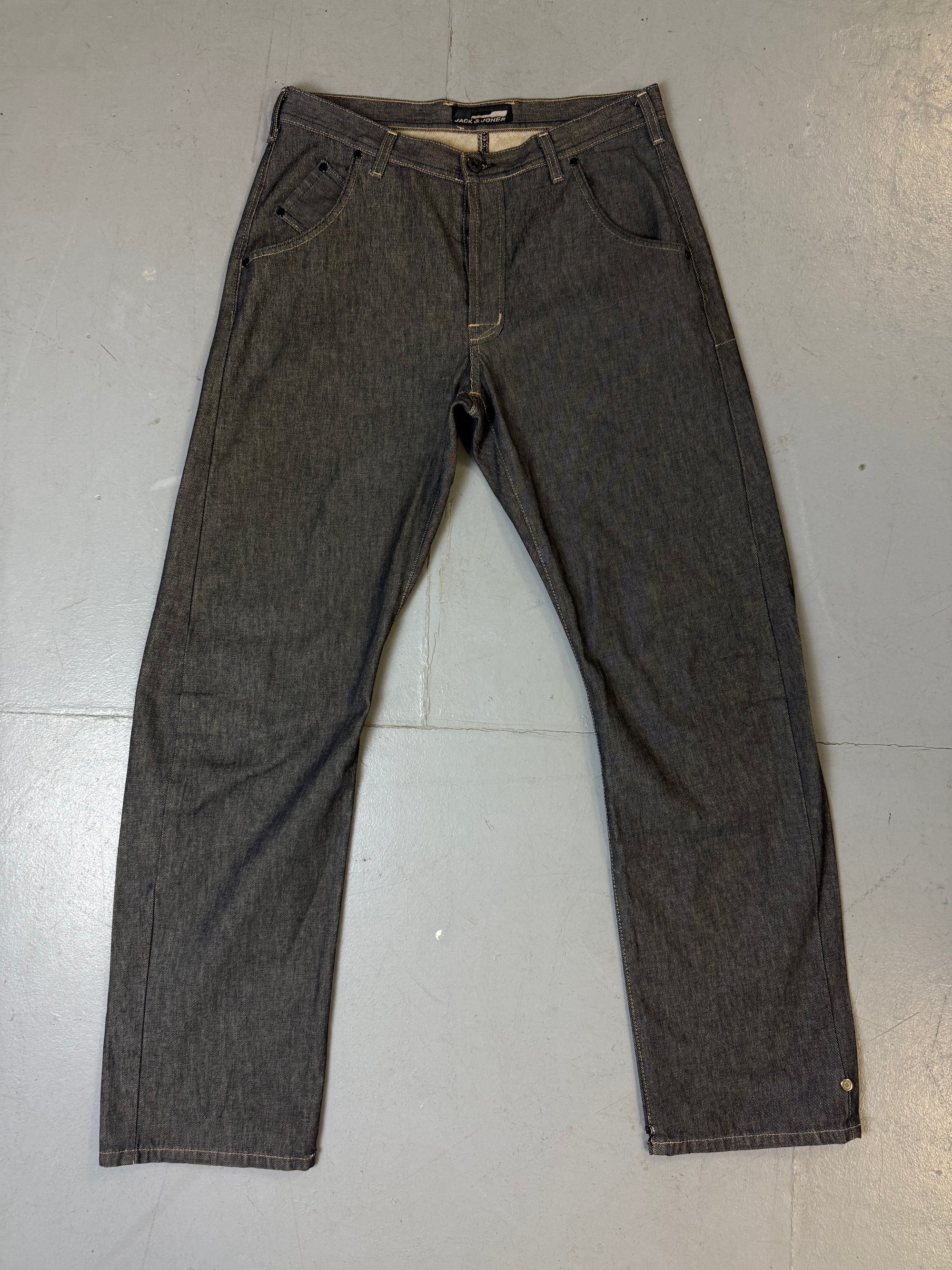 Vintage Jack&Jones Grey Baggy Jeans L