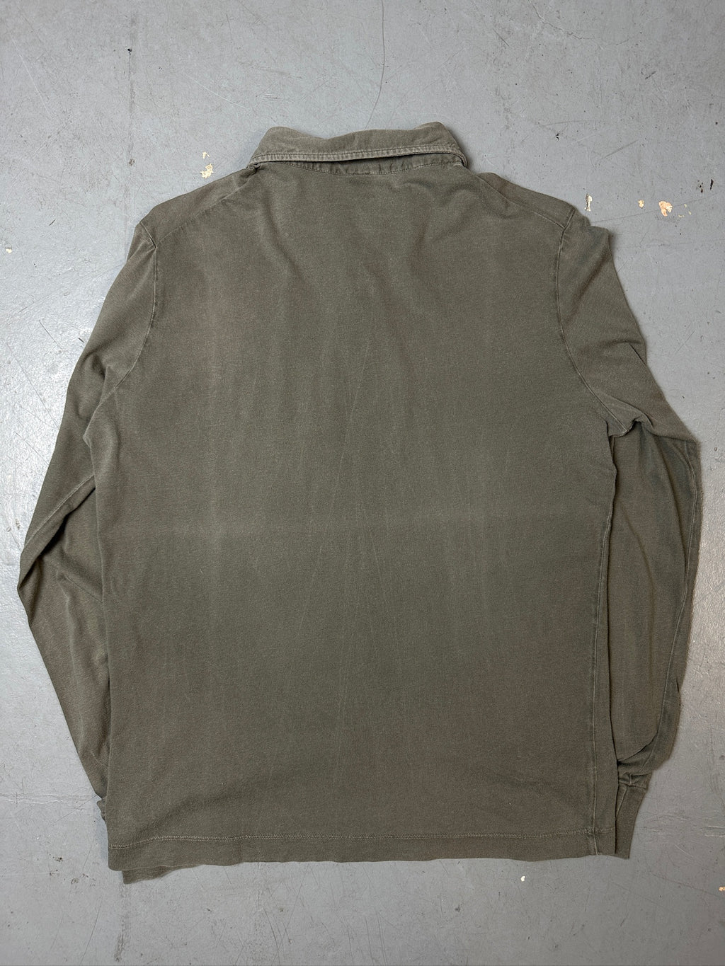 Produktbild von grauem Dirk Bikkembergs Langarm auf grauem Boden 