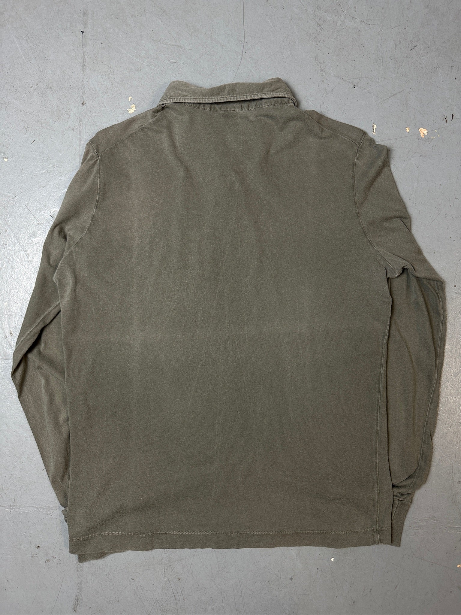 Produktbild von grauem Dirk Bikkembergs Langarm auf grauem Boden 