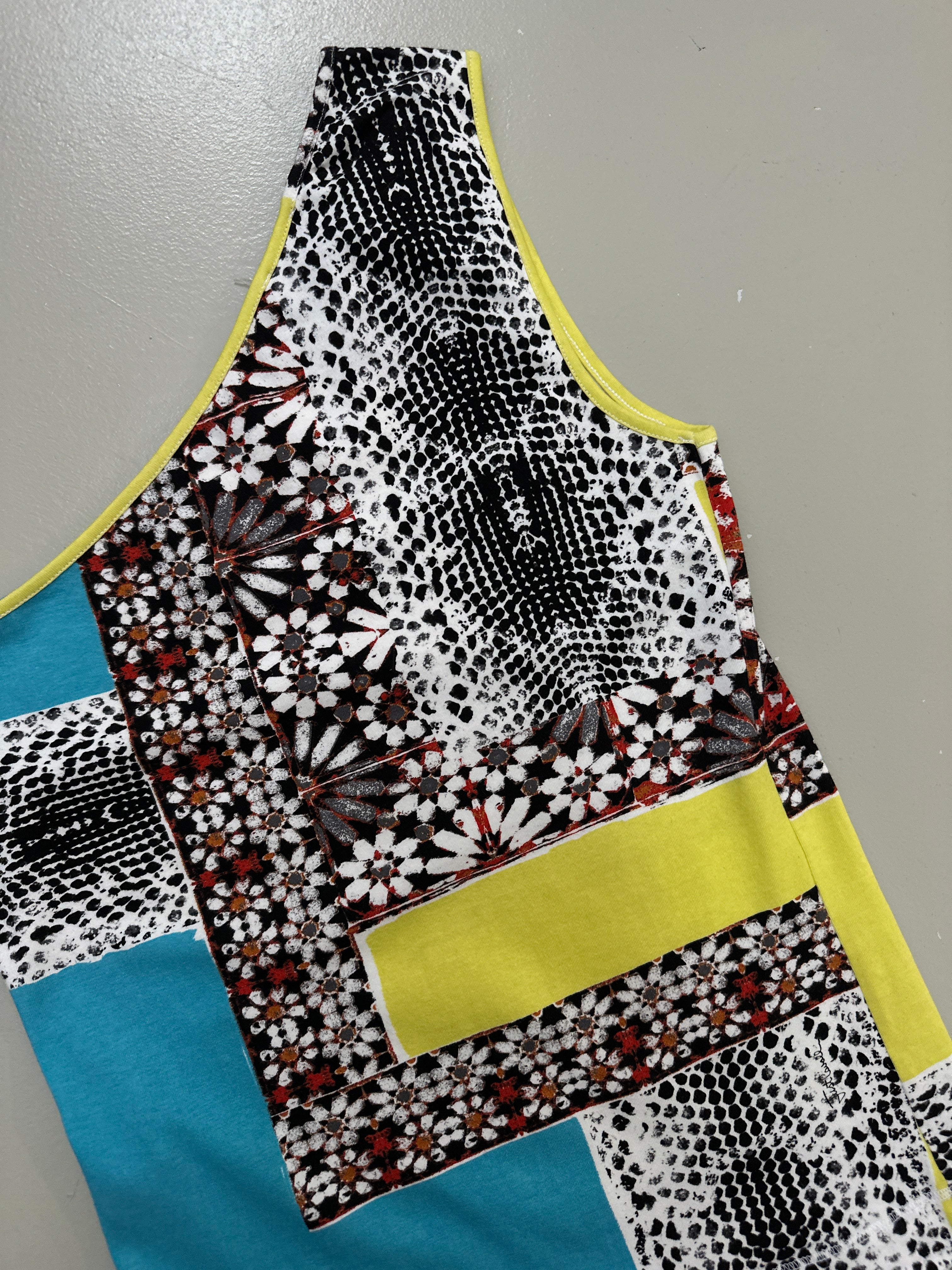 Vintage Just Cavalli Colorful Floral Printed Top für Frauen. Y2K Second Hand 2000s Fashion