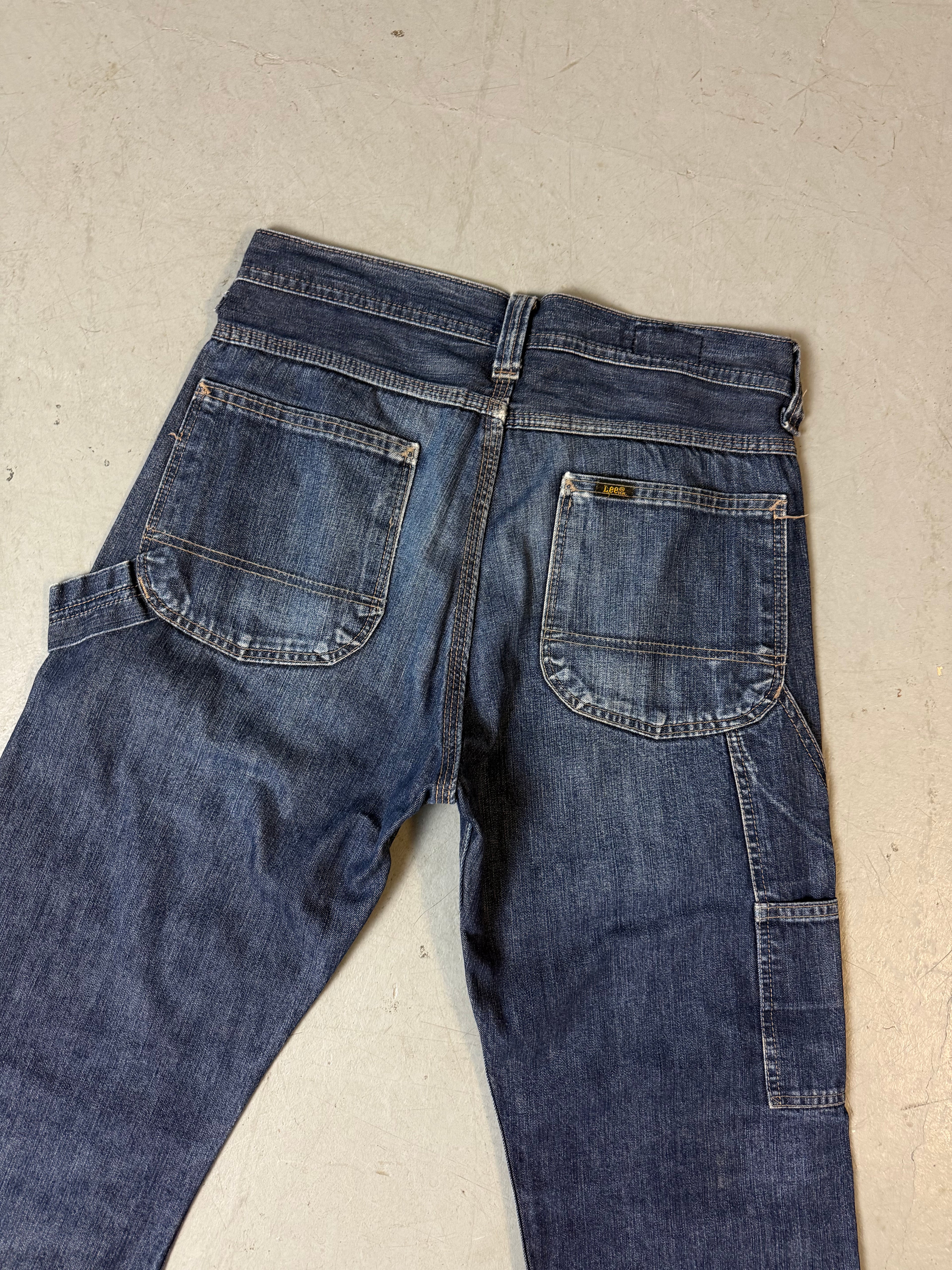 Detailbild von Vintage Lee Straight Leg Denim von Hinten