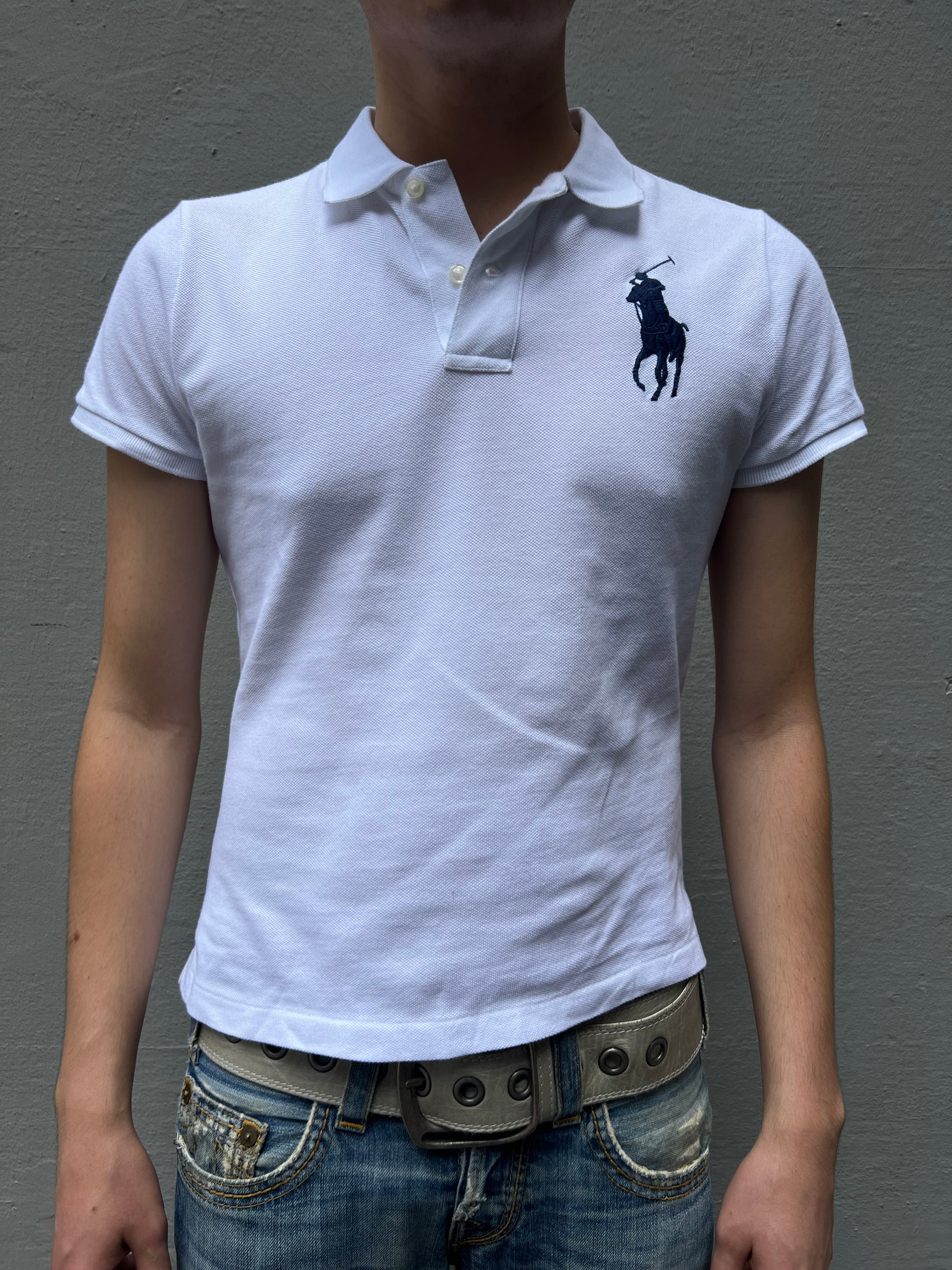 Vintage White Ralph Lauren Polo Tee S/M