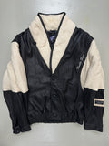 Vintage Uncle Sam Wool/Leather Jacket
für Herren. Y2K Second Hand 2000s Fashion 