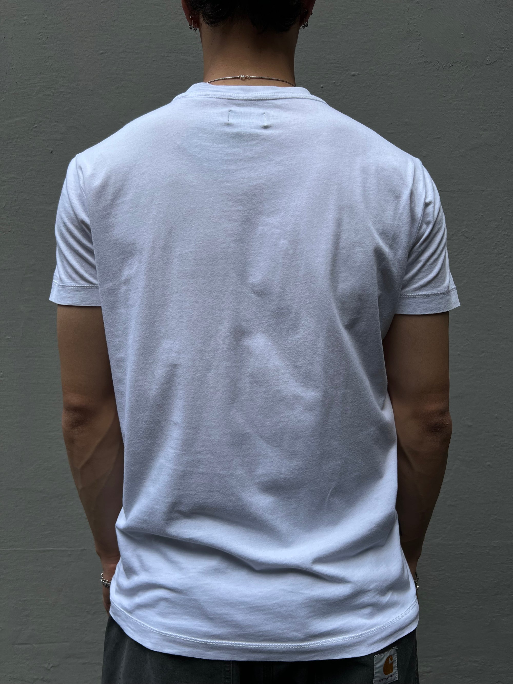 Vintage Energie White Printed Tee M/L
