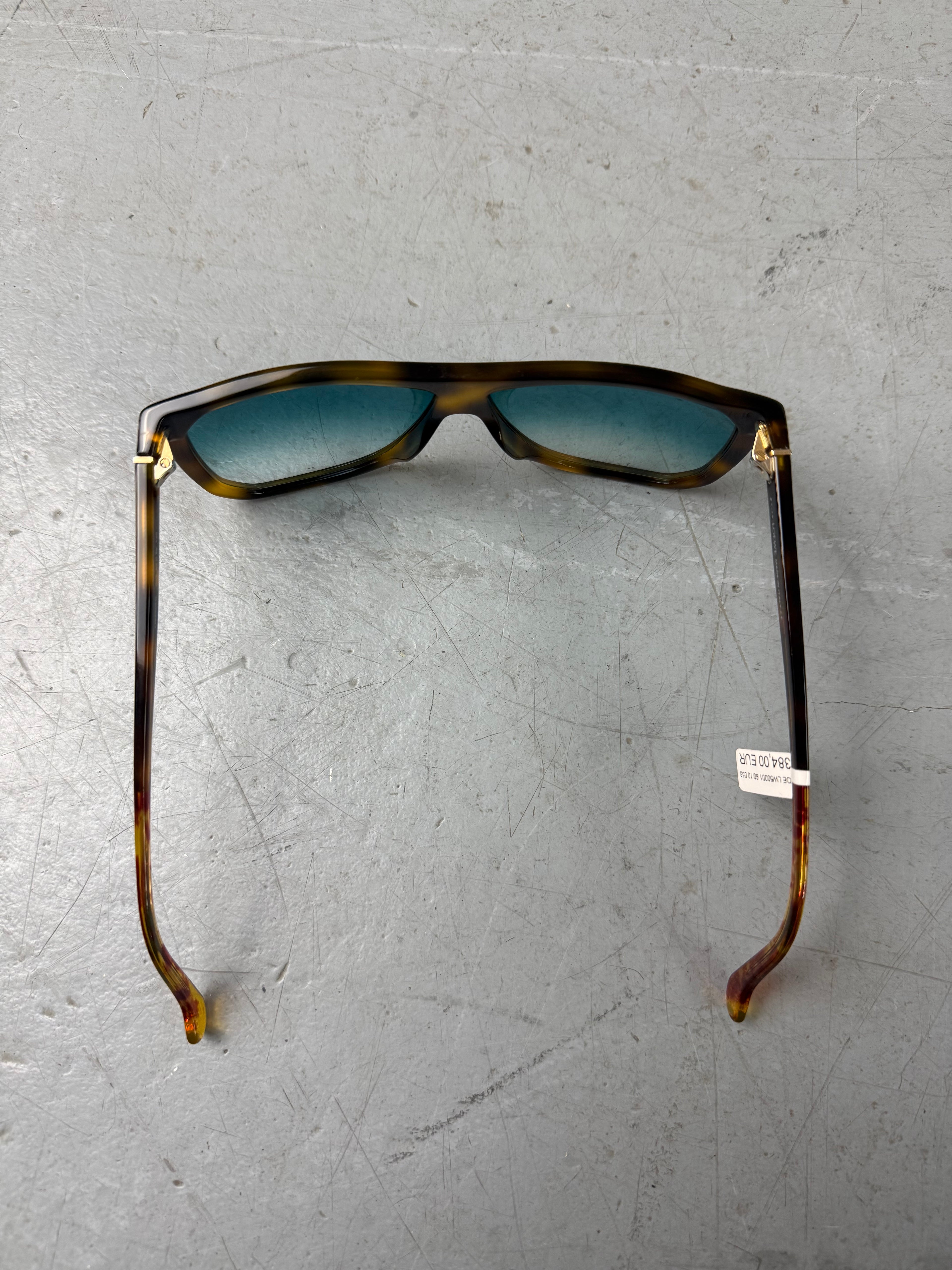 Loewe Blue Sunglasses Unisex. Y2K Second Hand 2000s Fashion